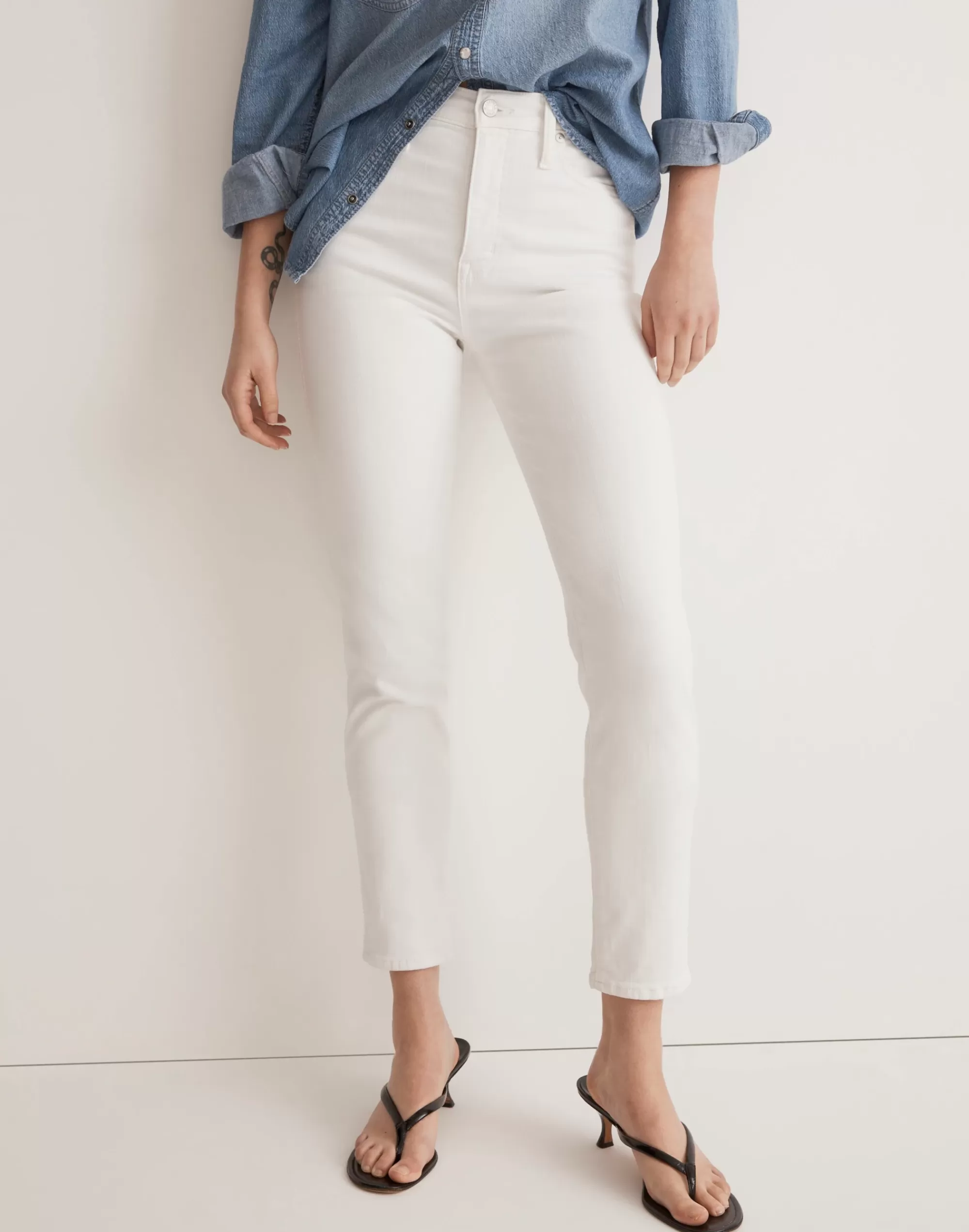 Madewell Straight-Leg Jeans>Stovepipe Jeans In Pure White