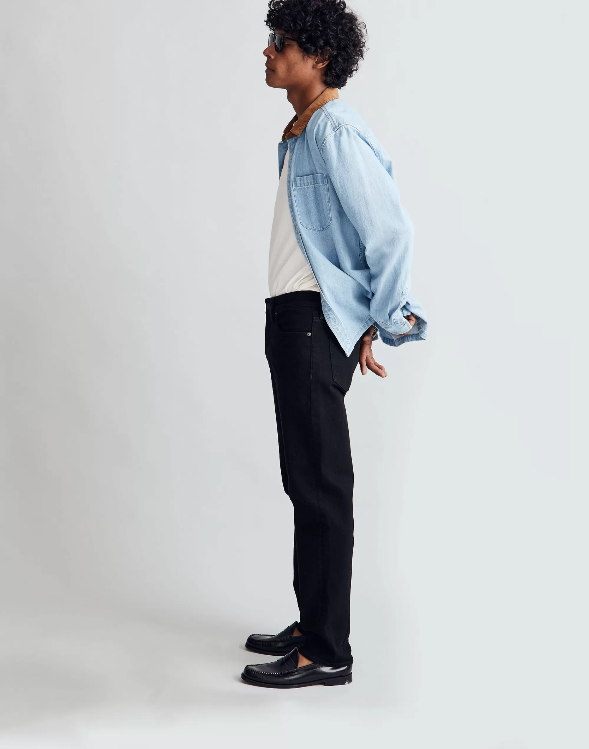 Madewell Straight Jeans>Straight Jeans In Wash Black