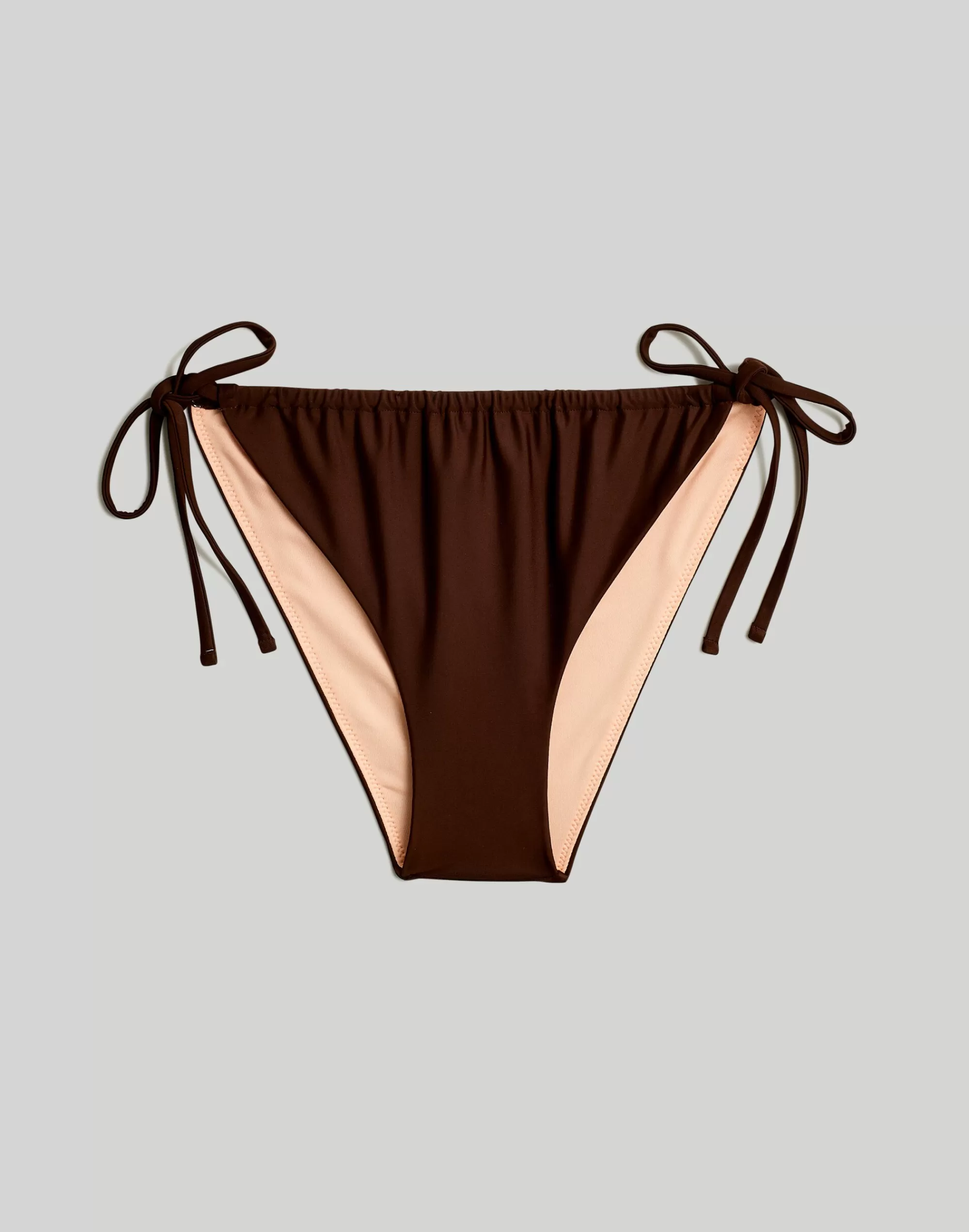 Madewell Swim>String Bikini Bottom Dark Coffee