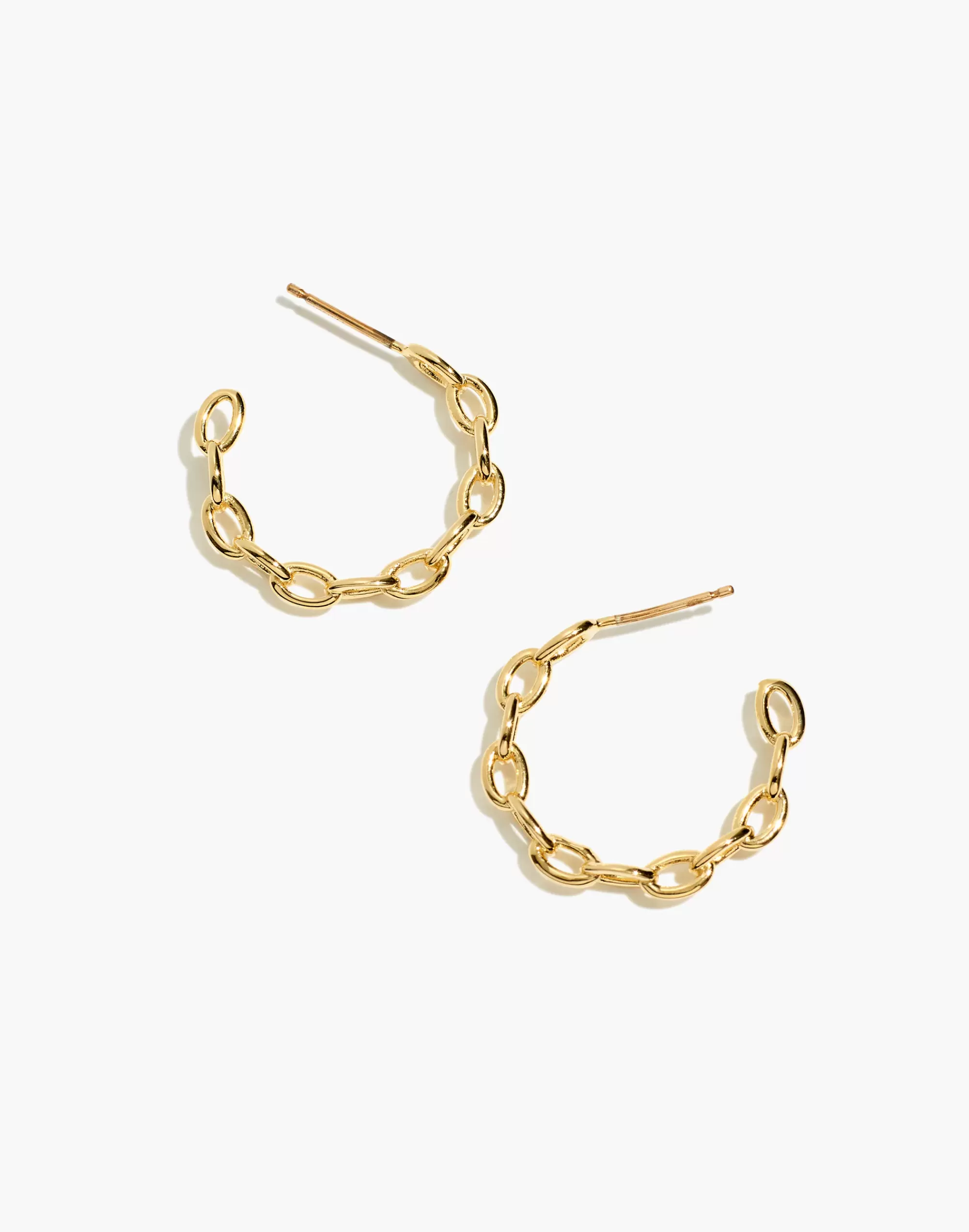 Madewell Earrings>Studio Grun Cable Hoop Earrings Gold