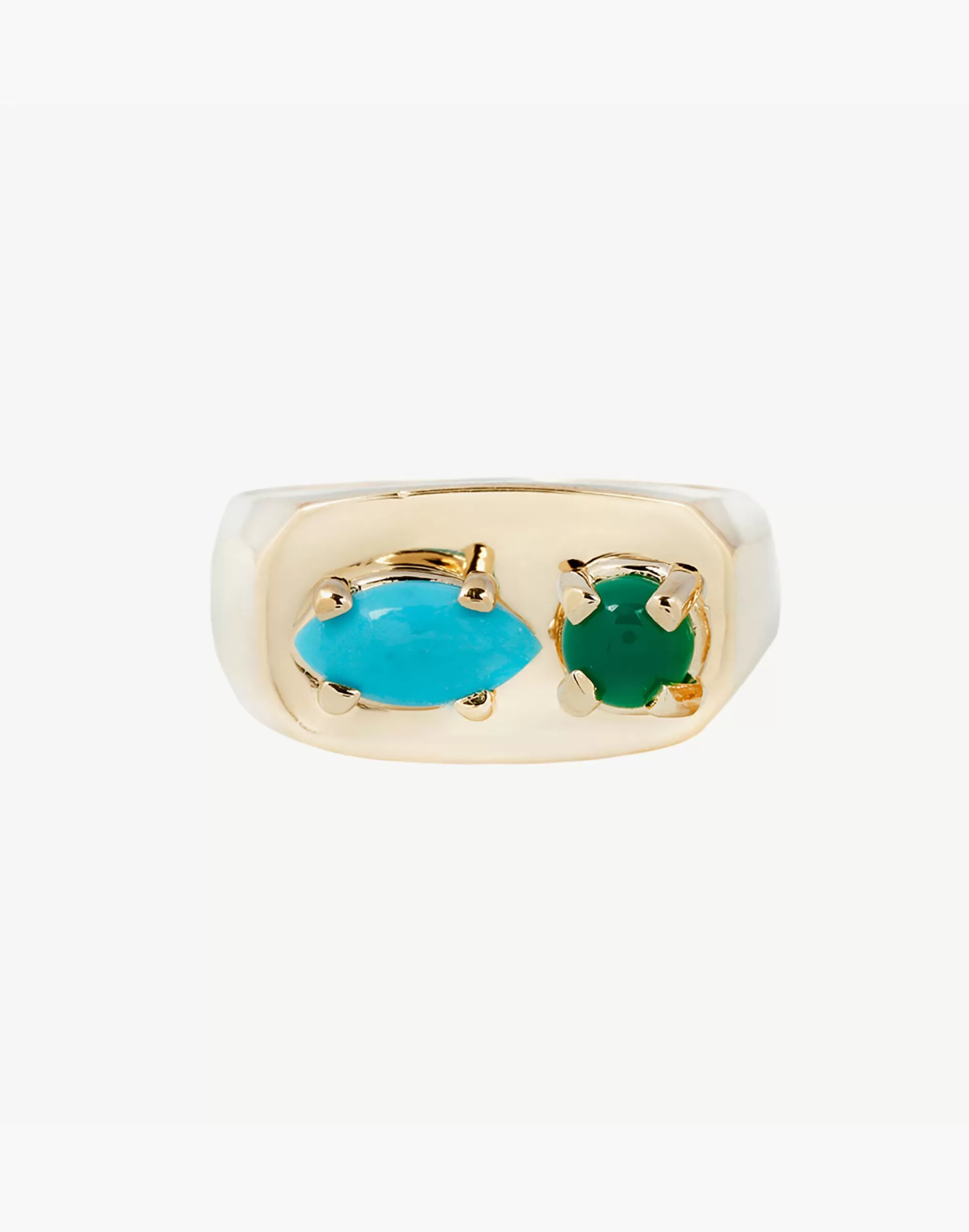 Madewell Rings>Studio Grun Chunky Signet Turquoise