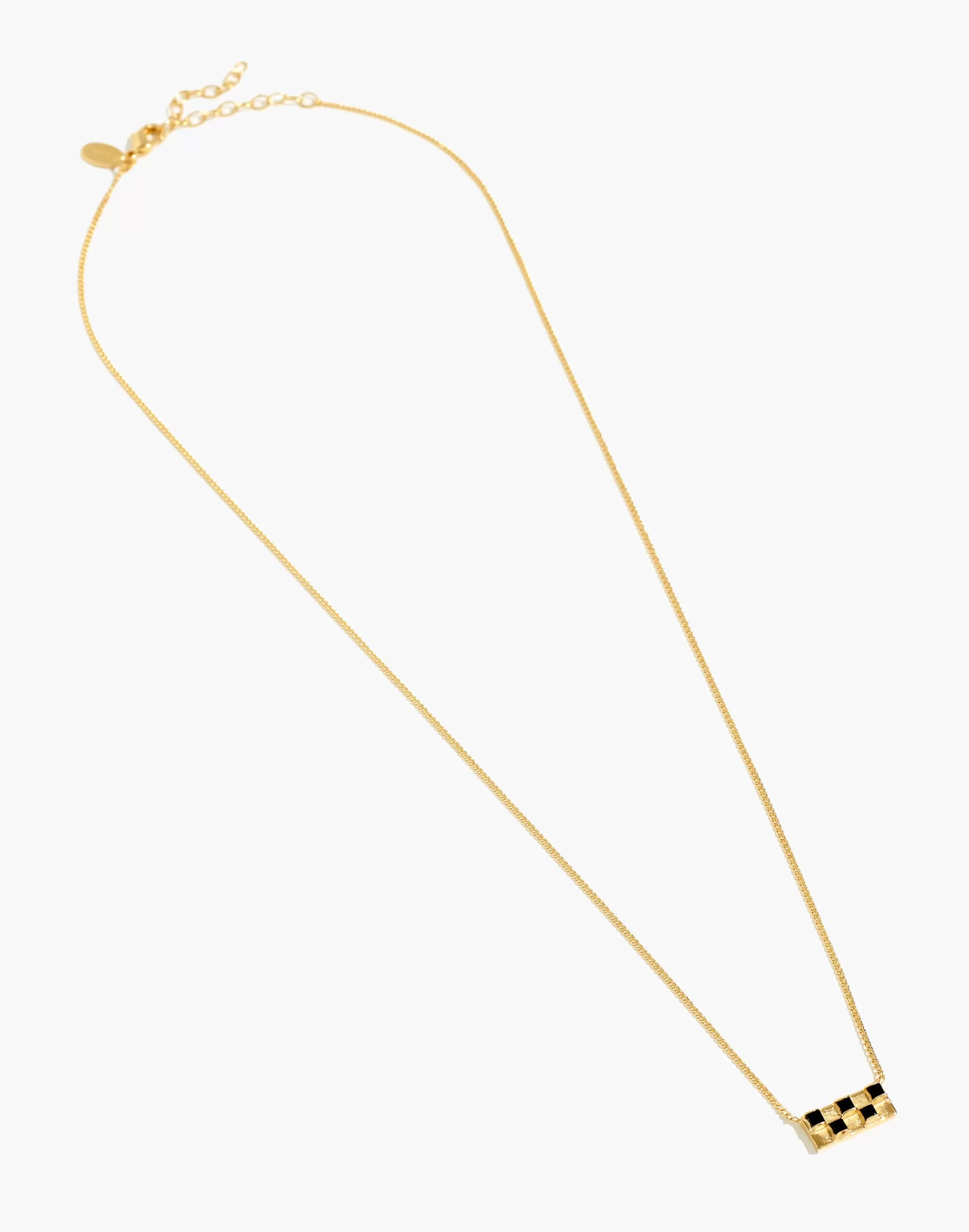 Madewell Necklaces>Studio Grun Onyx Chess Necklace Gold