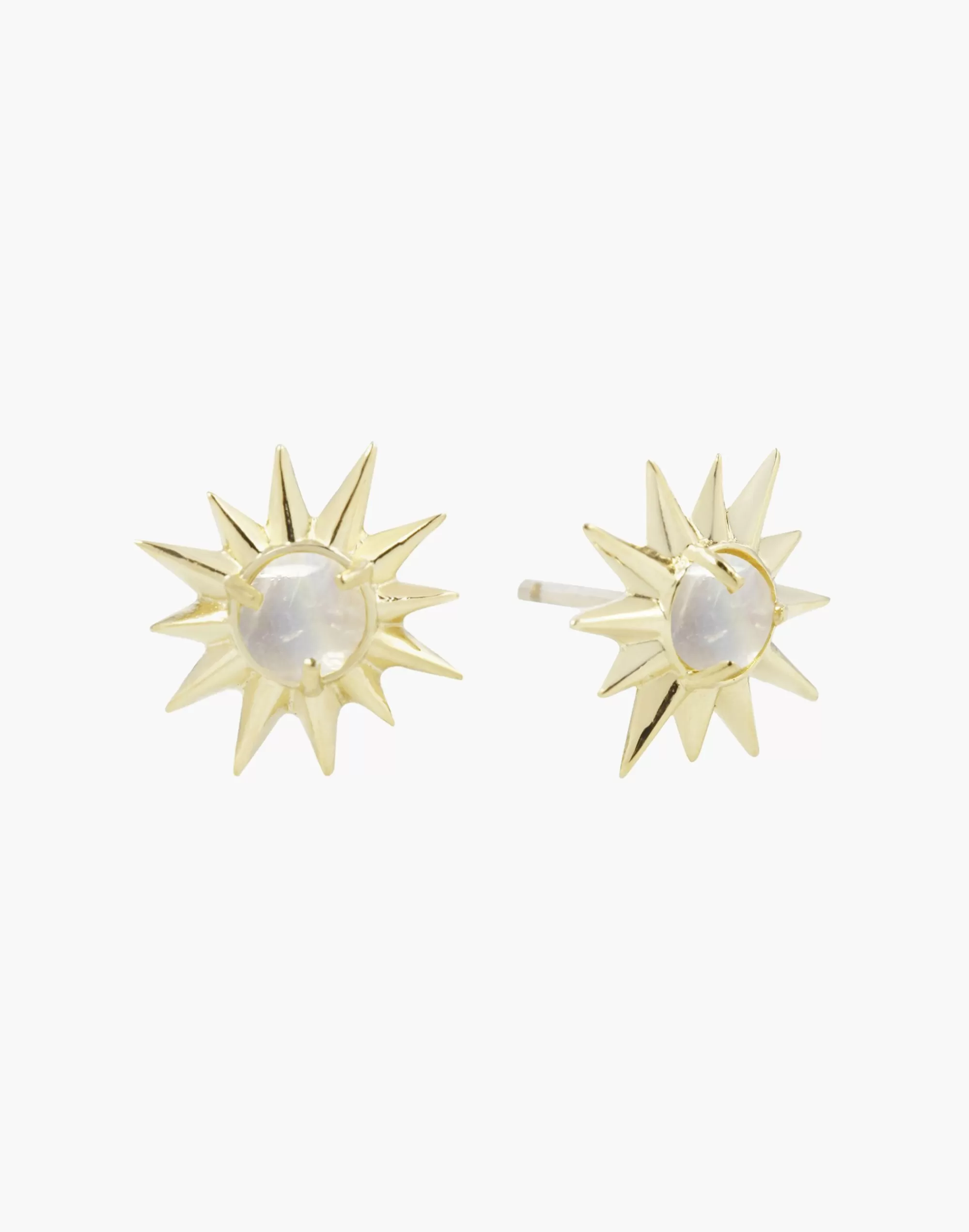 Madewell Earrings>Studio Grun Opal Starburst Stud Earrings White