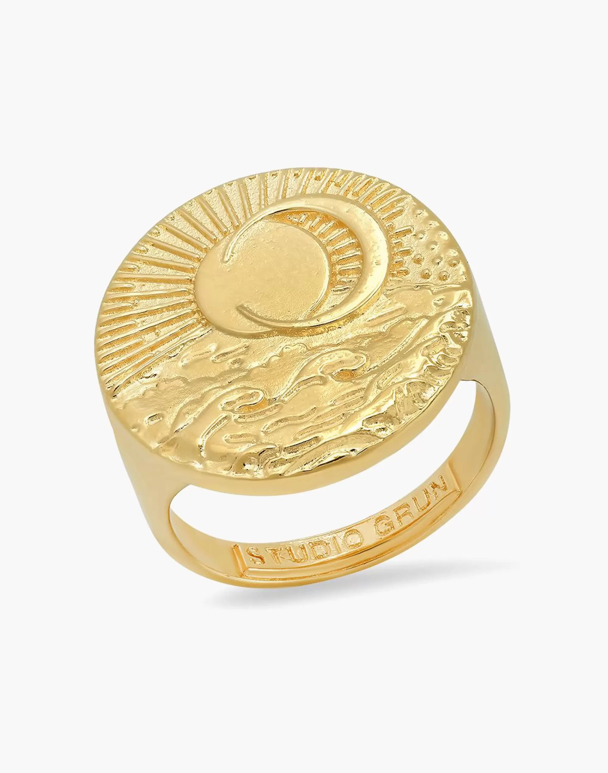 Madewell Rings>Studio Grun Sea Signet Ring Gold