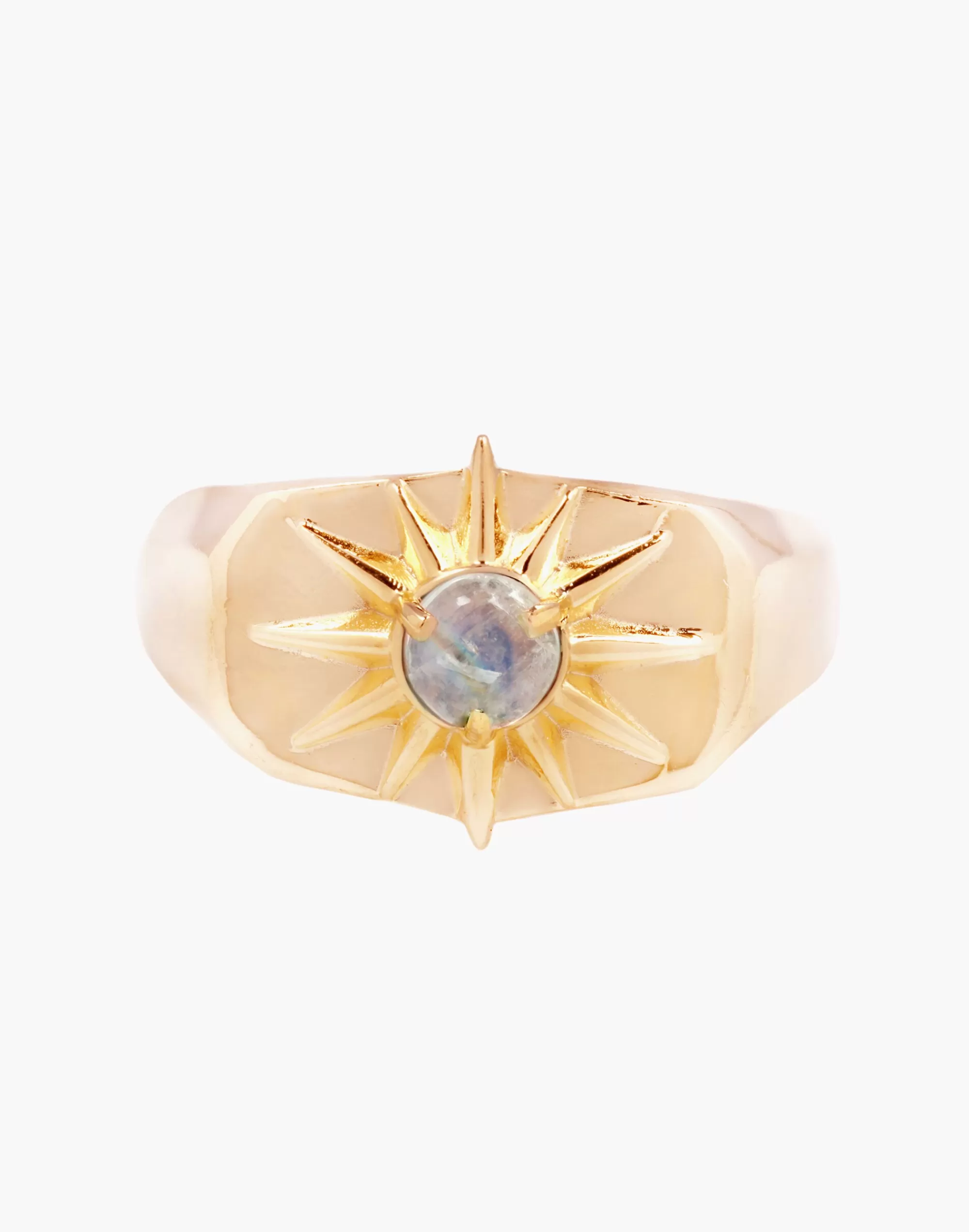 Madewell Rings>Studio Grun Starburst Signet Designer Gold