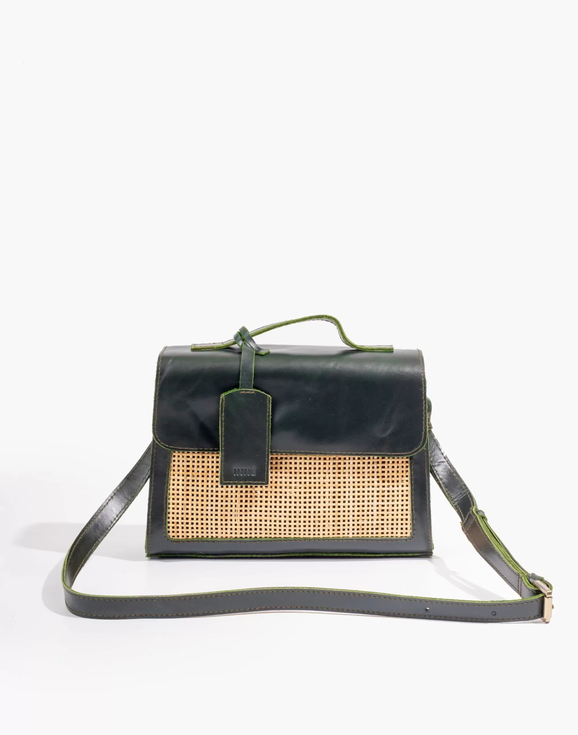 Madewell Crossbody Bags>Studios Cruz Satchel Sling Forest Green