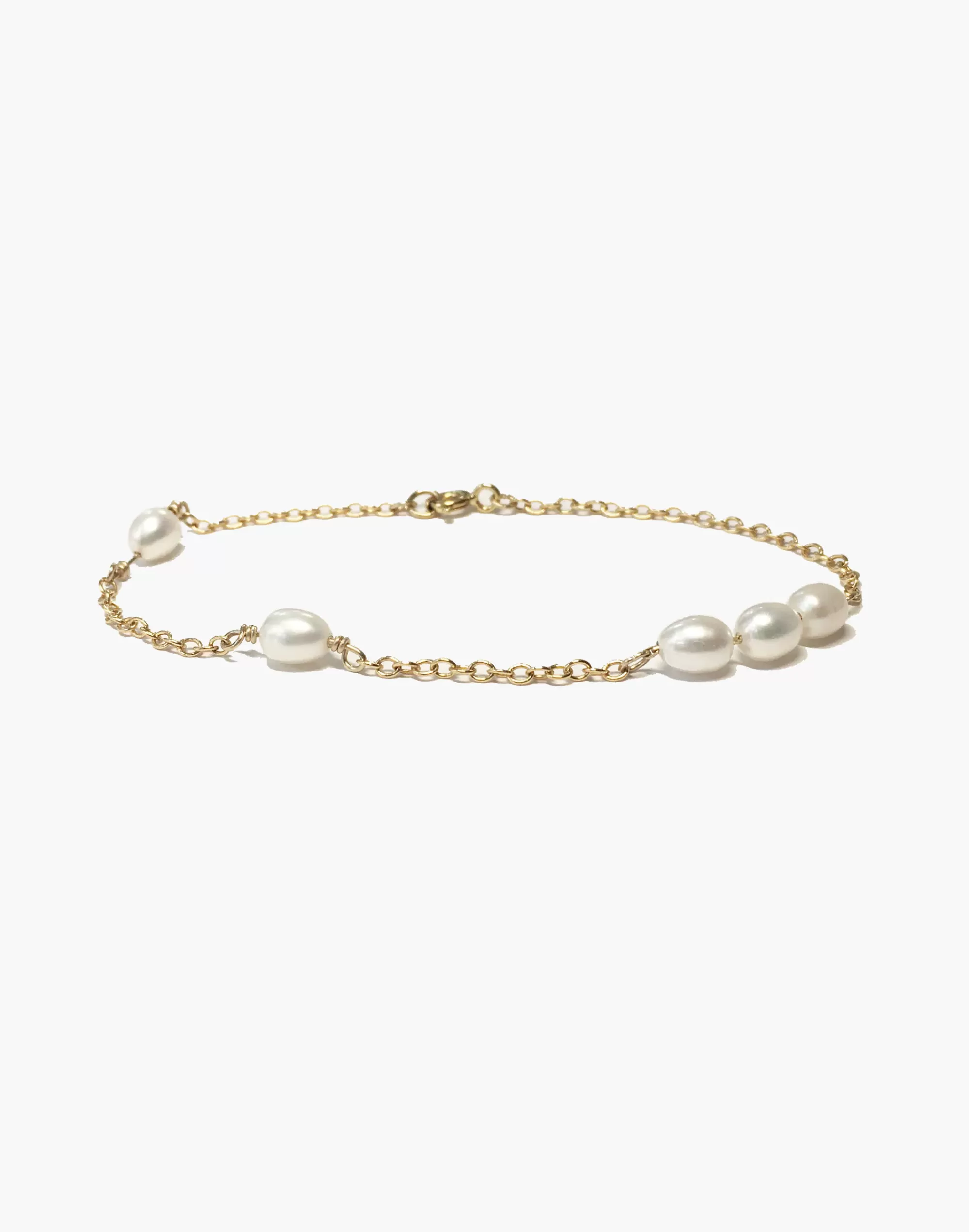 Madewell Bracelets>Suai Mir Pearl Bracelet Gold