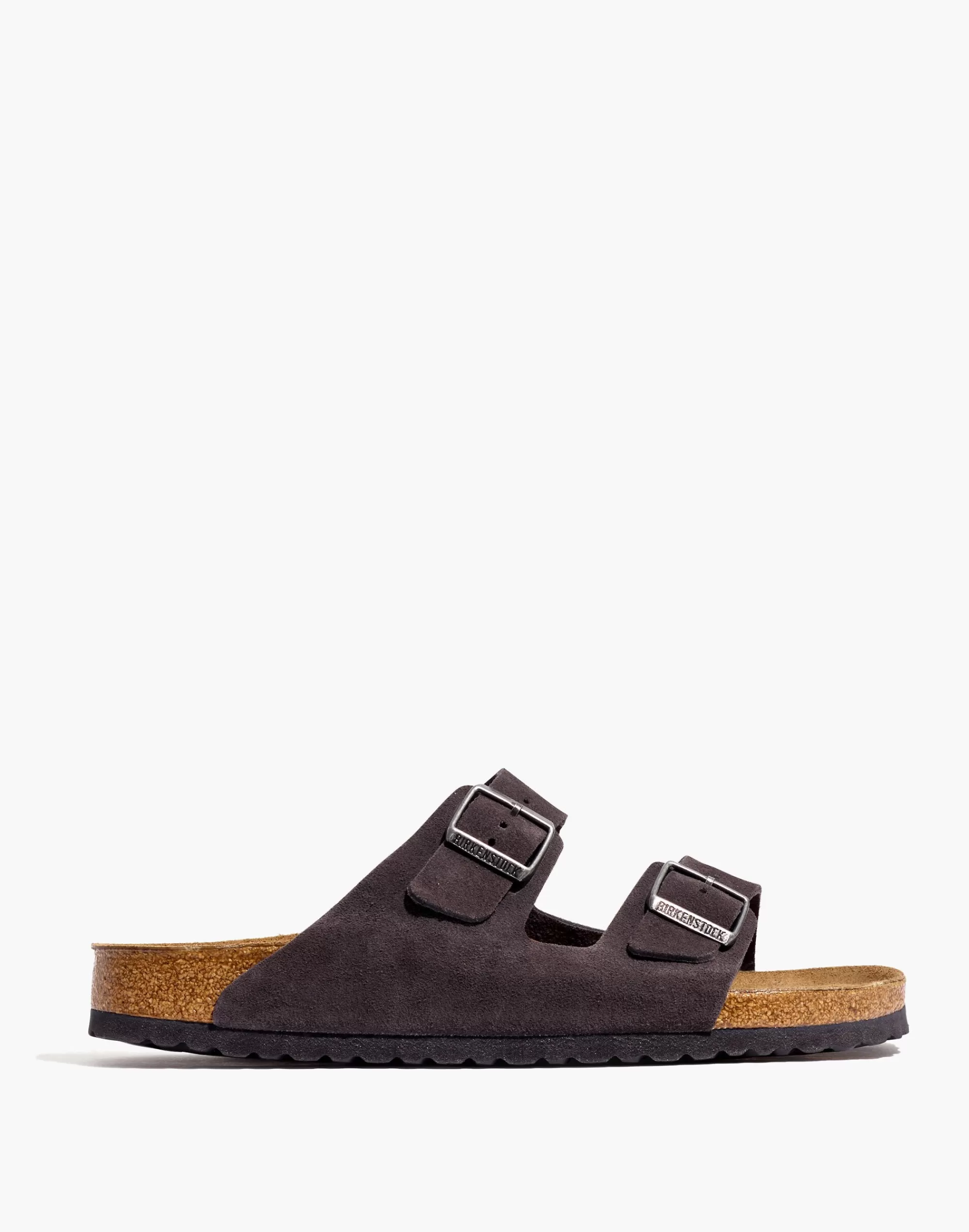 Madewell Sandals>Suede Arizona Sandals Hthr Grey