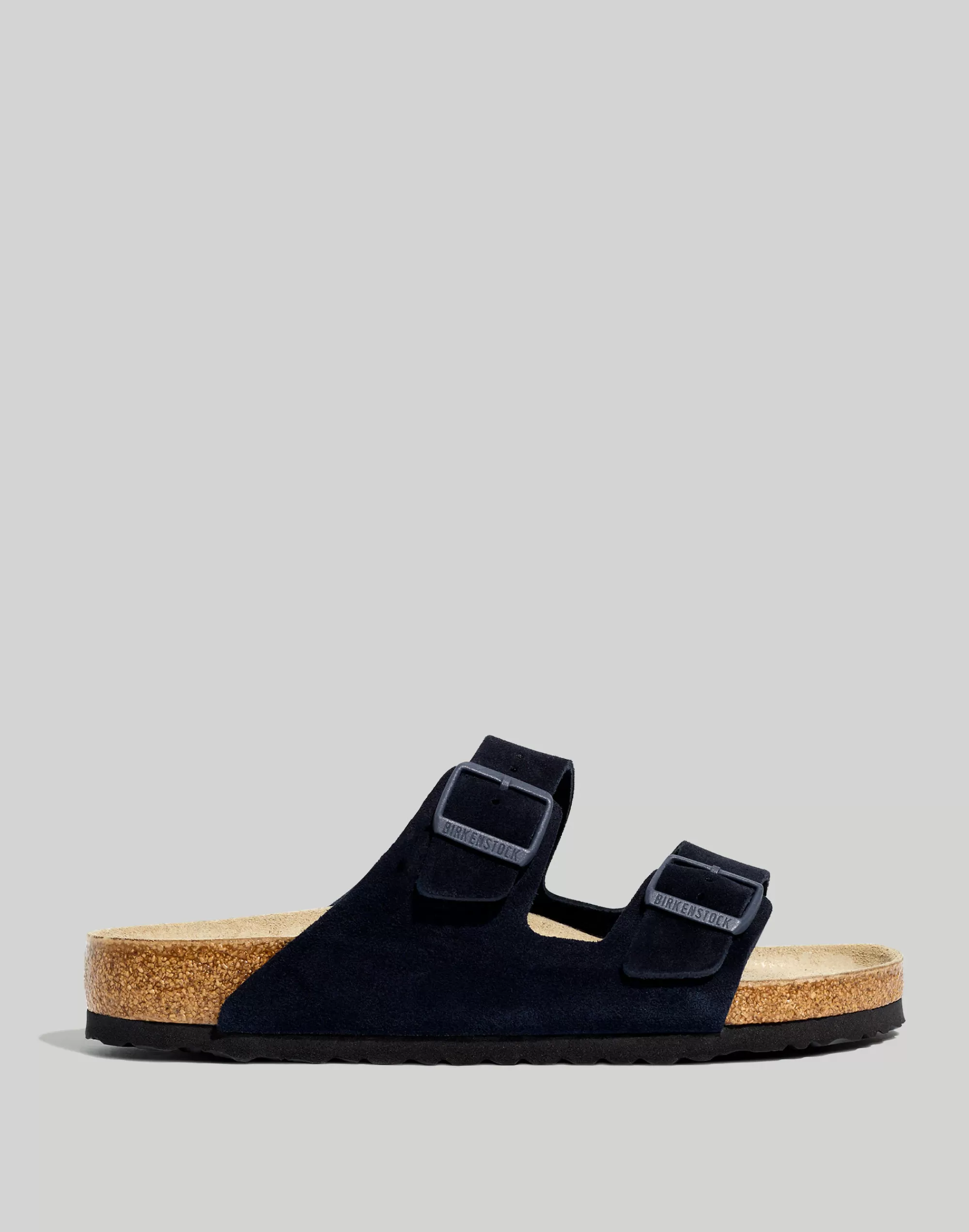 Madewell Sandals>Suede Arizona Sandals Midnight Suede