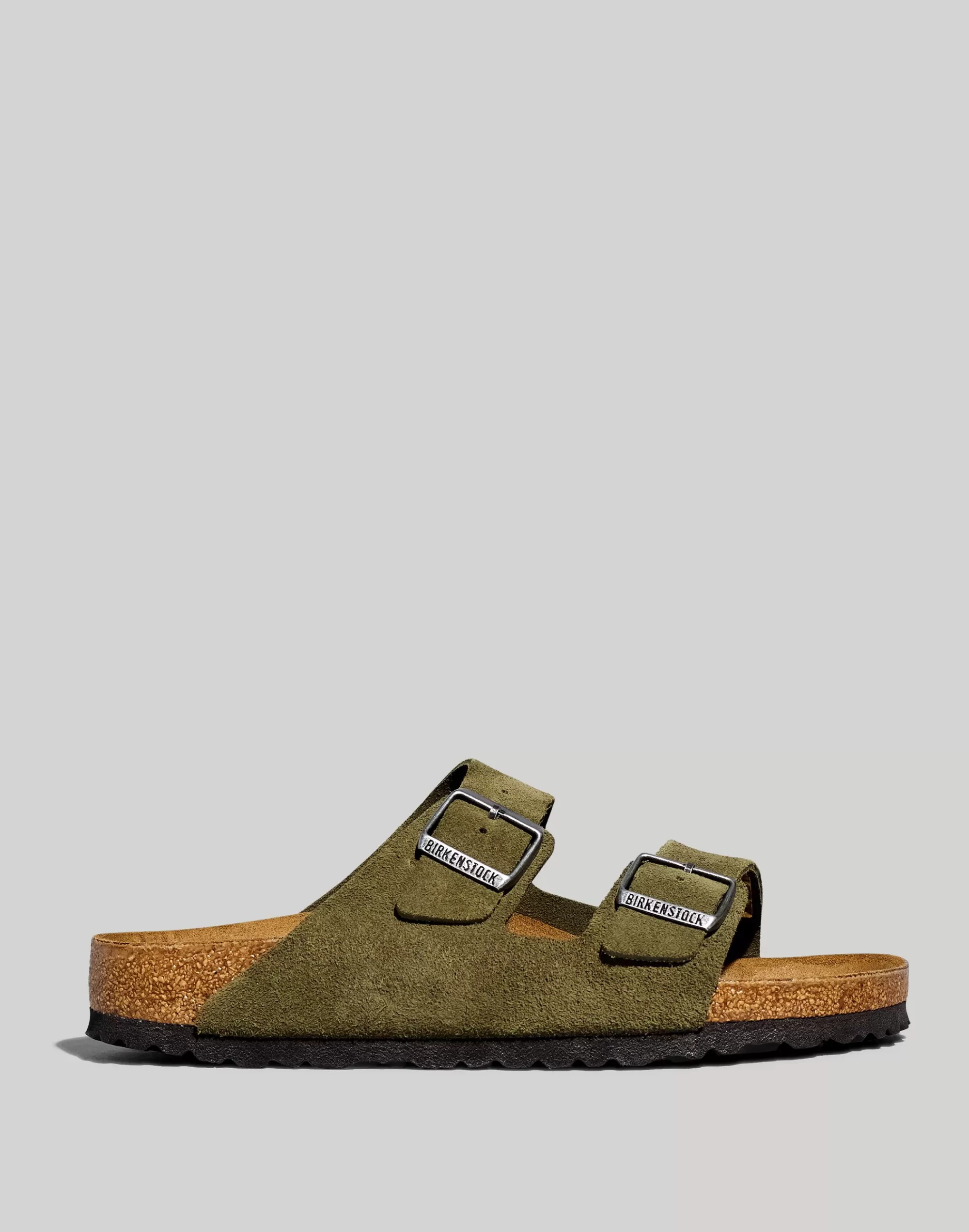 Madewell Sandals>Suede Arizona Sandals Thyme