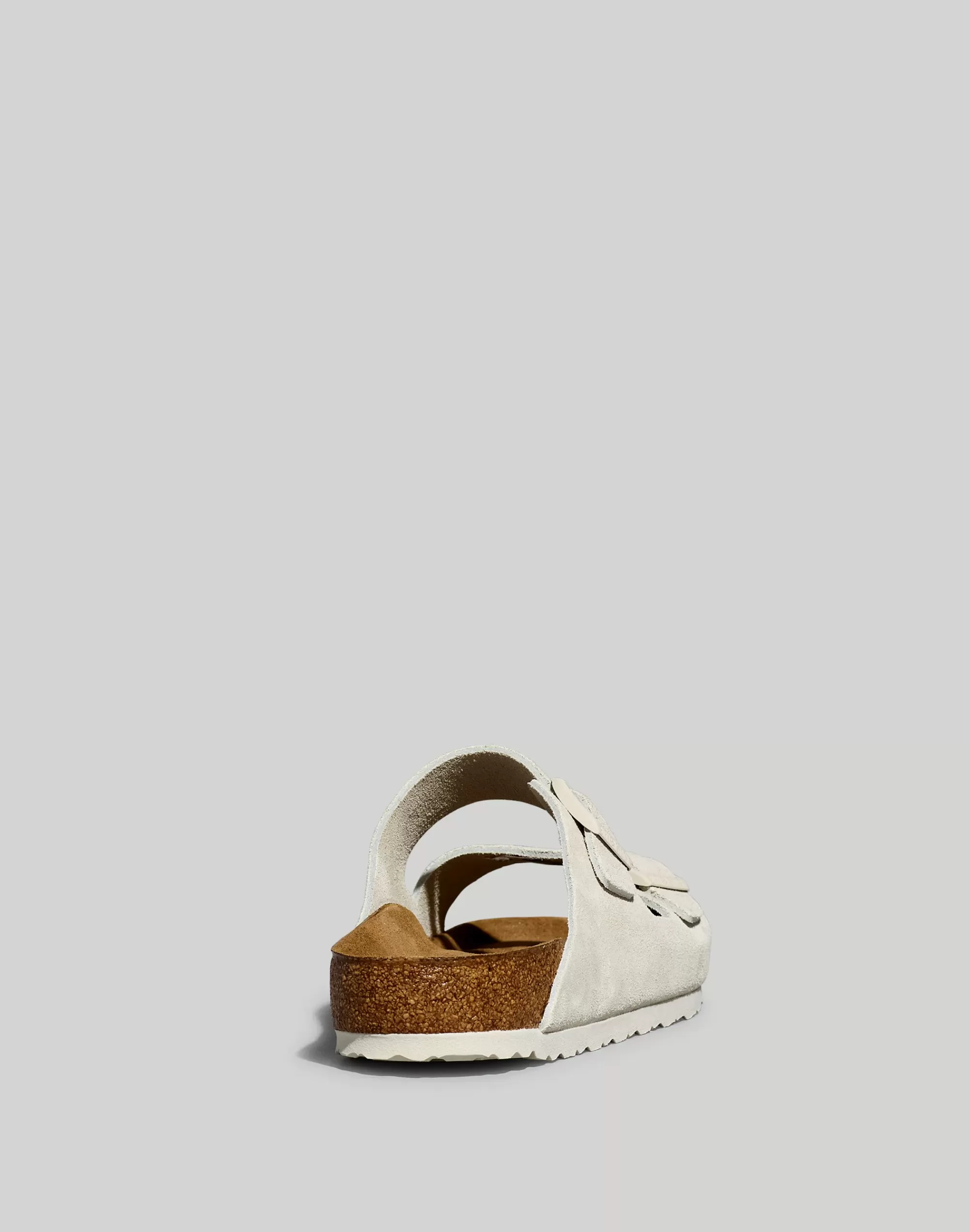 Madewell Sandals>Suede Arizona Sandals Antique White