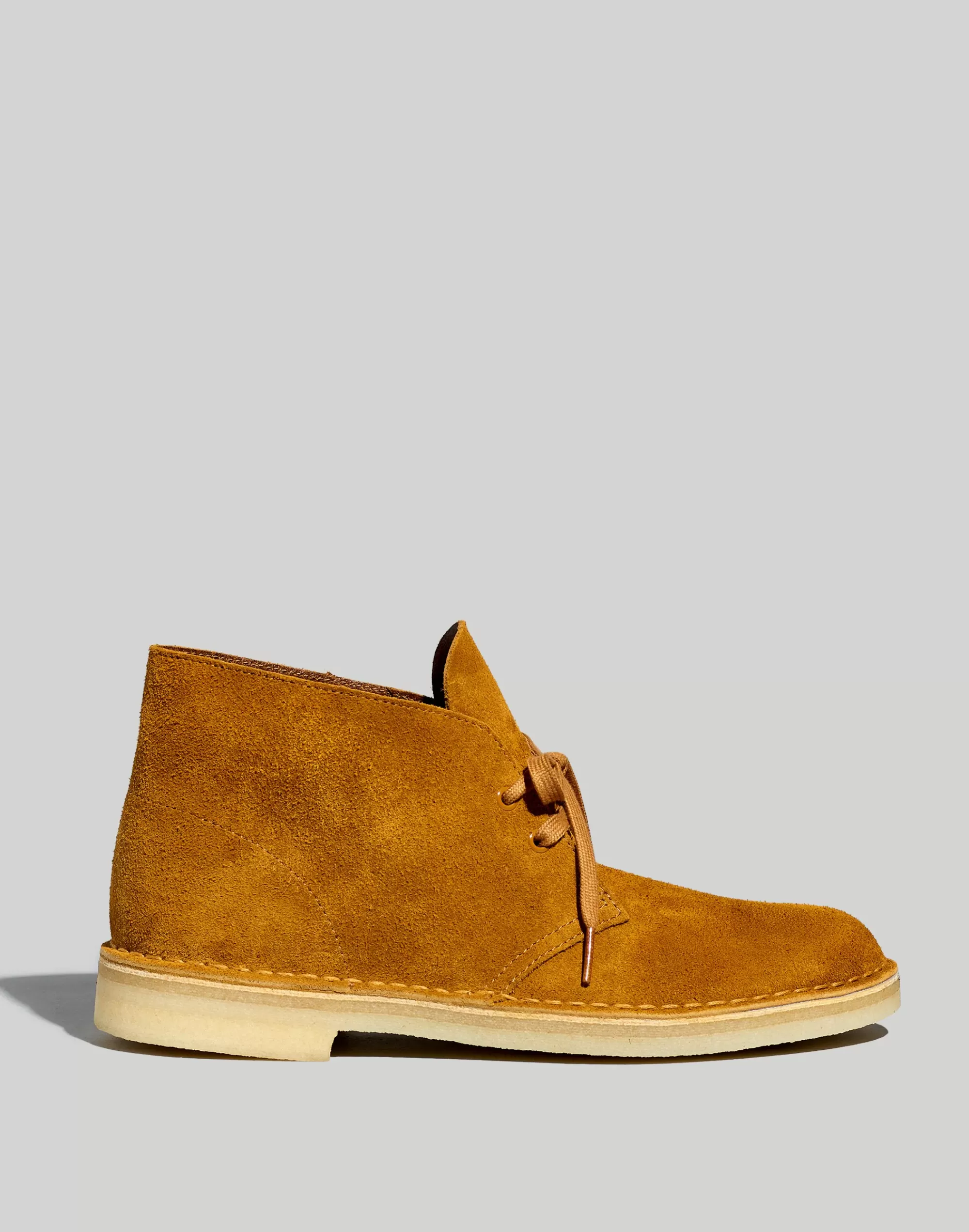 Madewell Dress Shoes>Suede Desert Boots Brown Orange