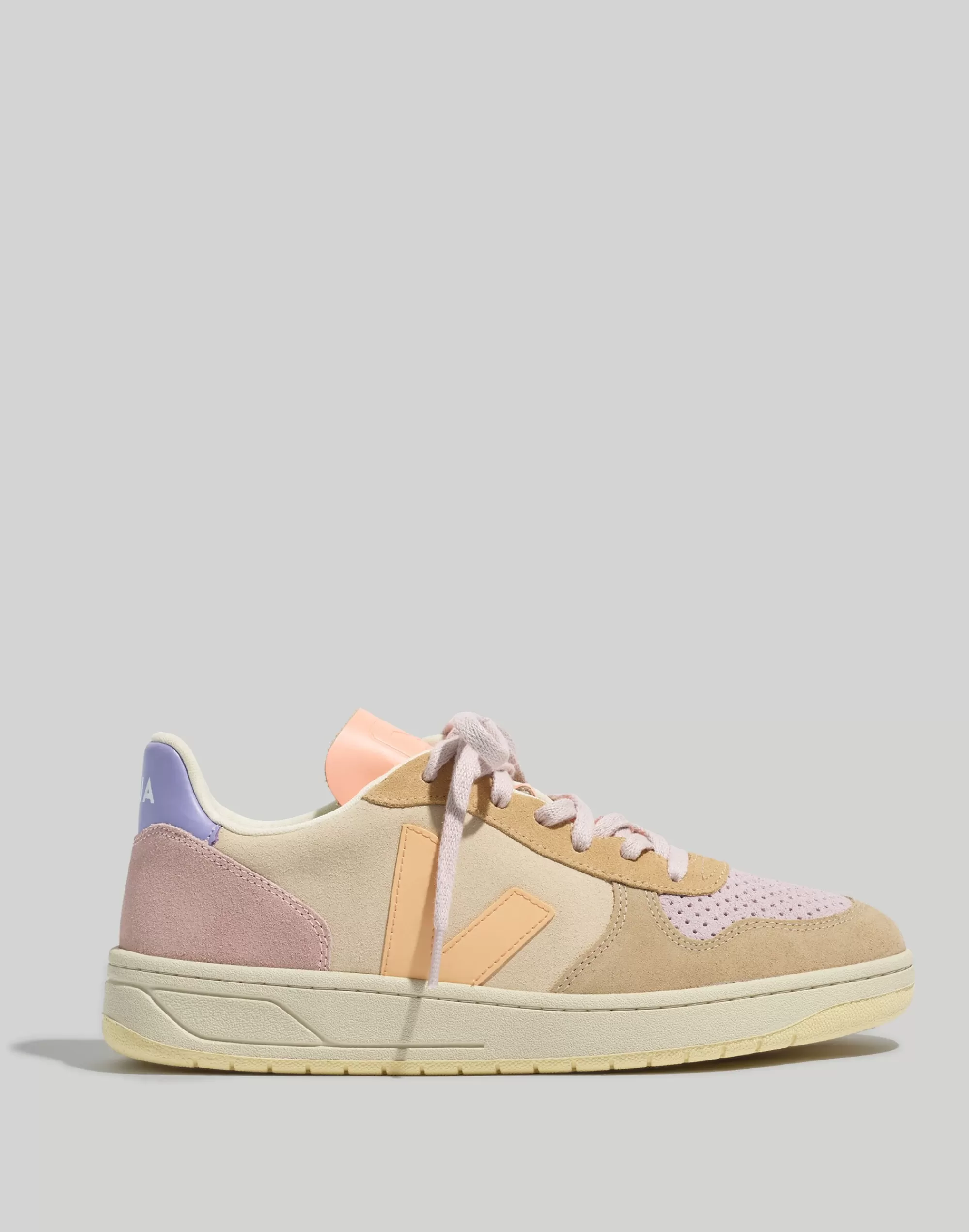 Madewell Sneakers>Suede V-10 Sneakers Multico-Peach