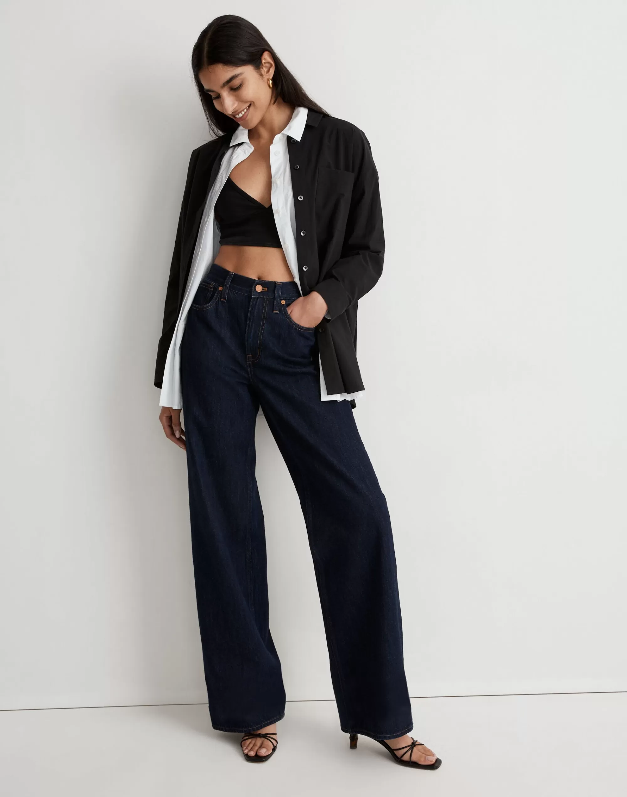 Madewell Jeans>Superwide-Leg Jeans In Burleigh Wash