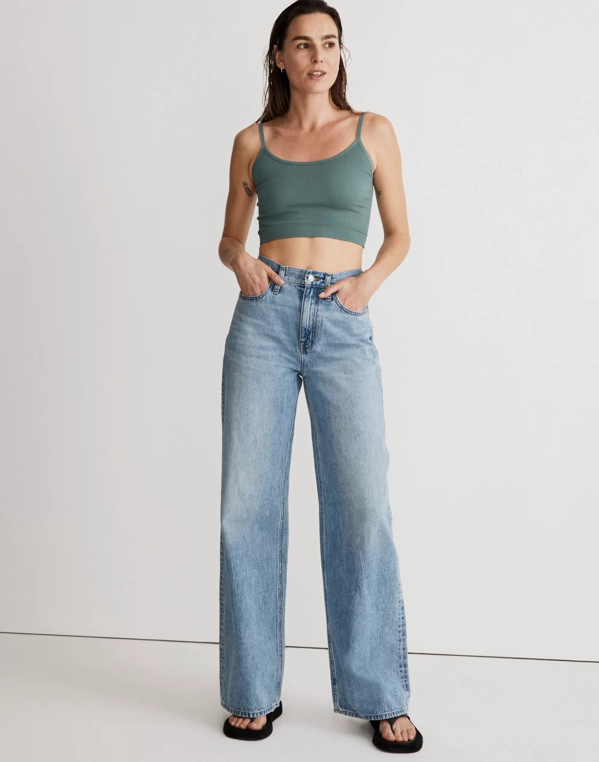 Madewell Jeans>Superwide-Leg Jeans In Varian Wash