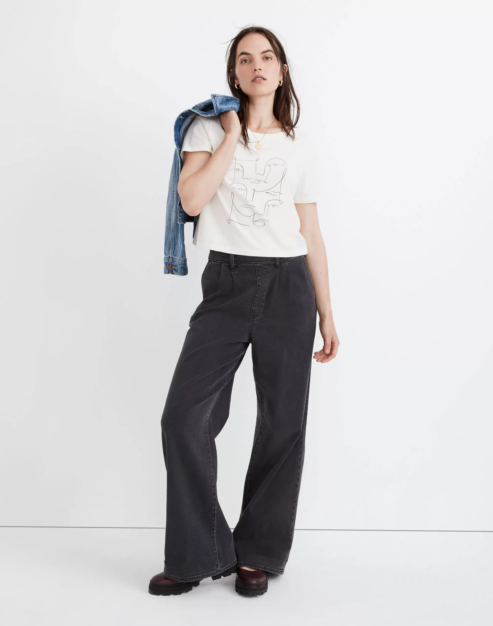 Madewell Wide-Leg Jeans>Superwide-Leg Jeans In Bessemer Wash