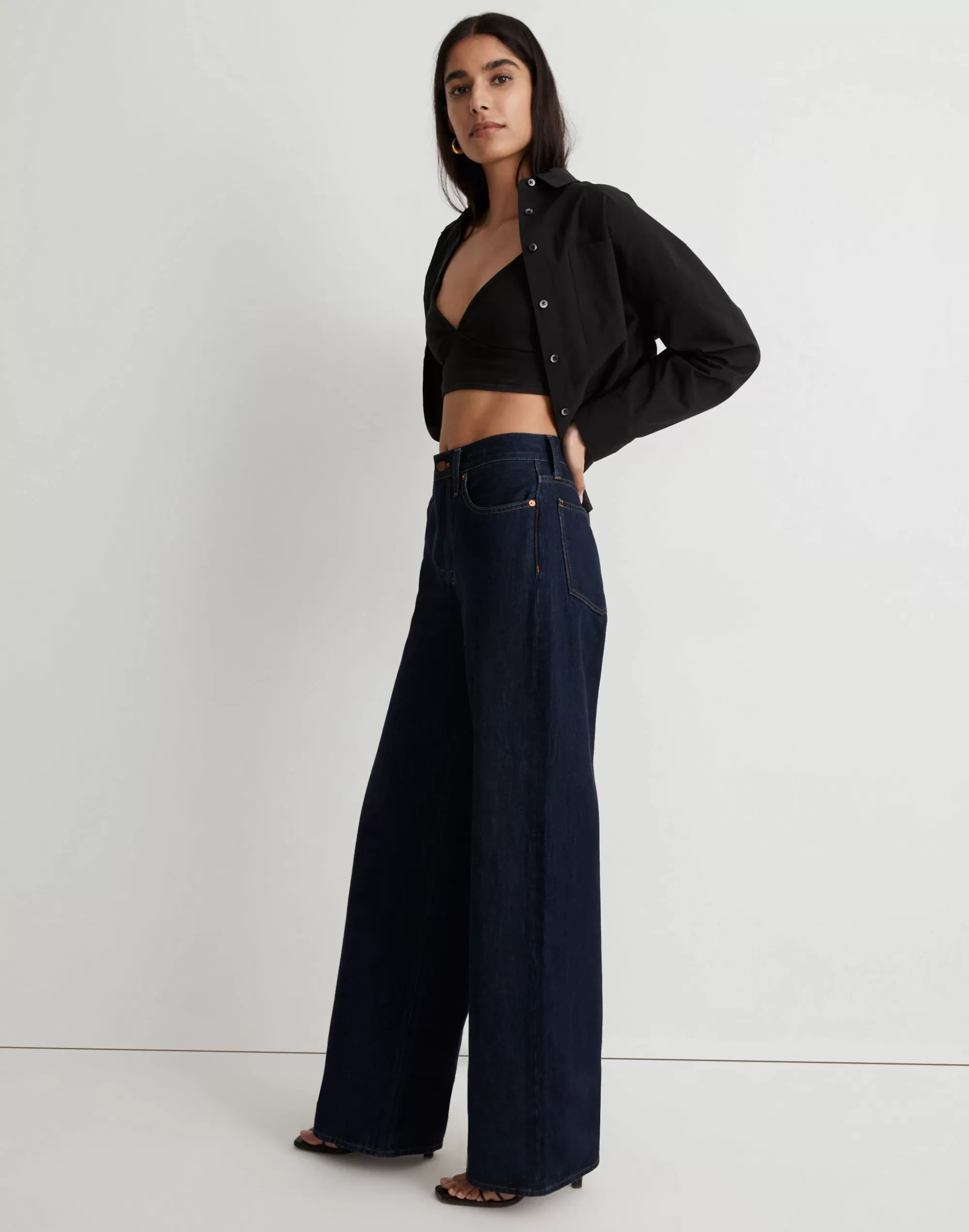 Madewell Jeans>Superwide-Leg Jeans In Burleigh Wash