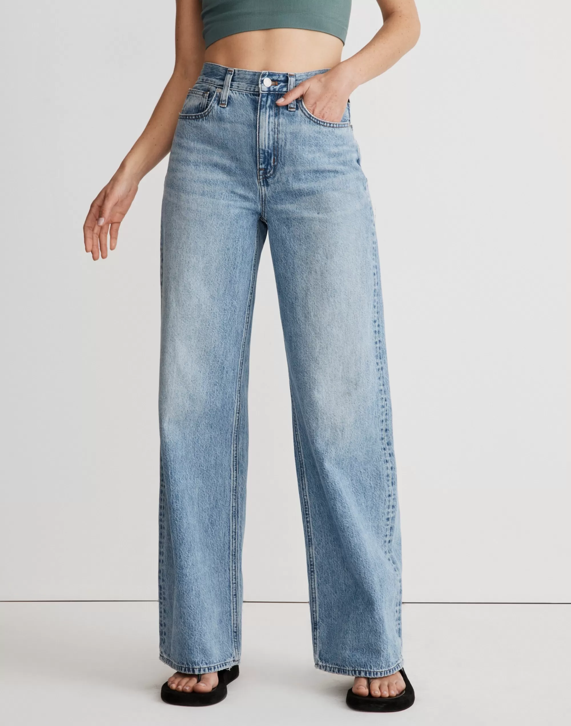 Madewell Jeans>Superwide-Leg Jeans In Varian Wash