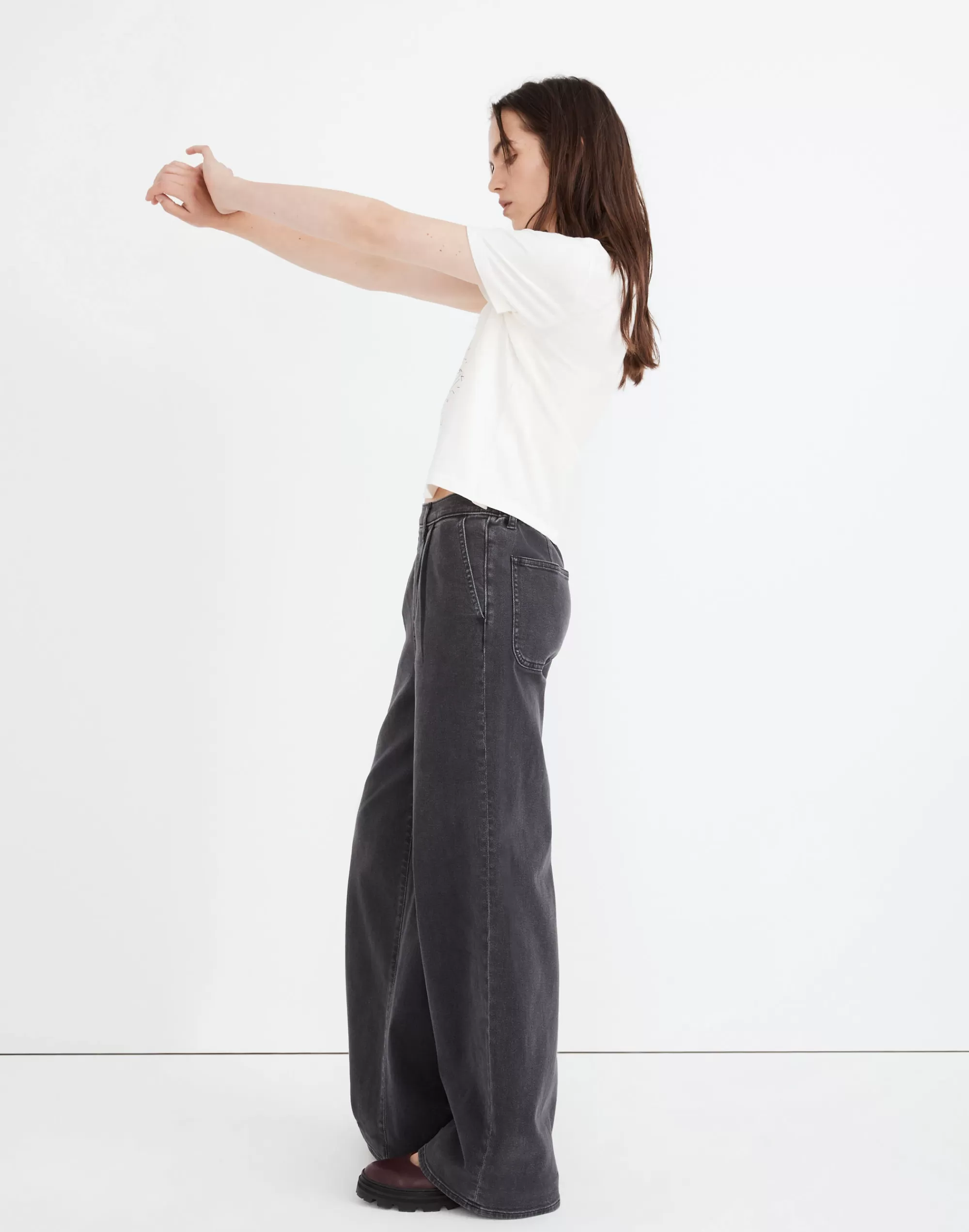 Madewell Wide-Leg Jeans>Superwide-Leg Jeans In Bessemer Wash