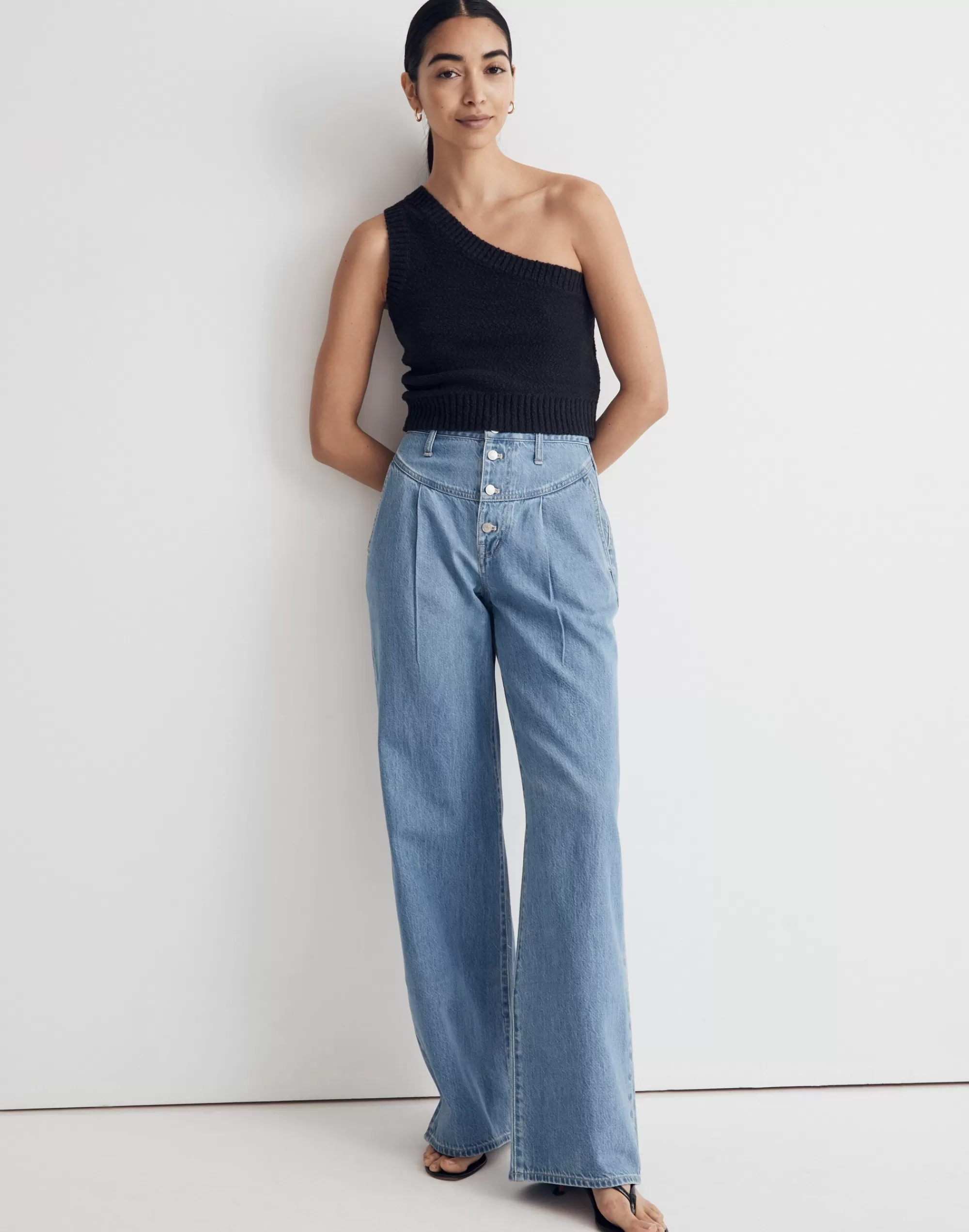 Madewell Jeans>Superwide-Leg Jeans In : Button-Fly Edition Lockland Wash