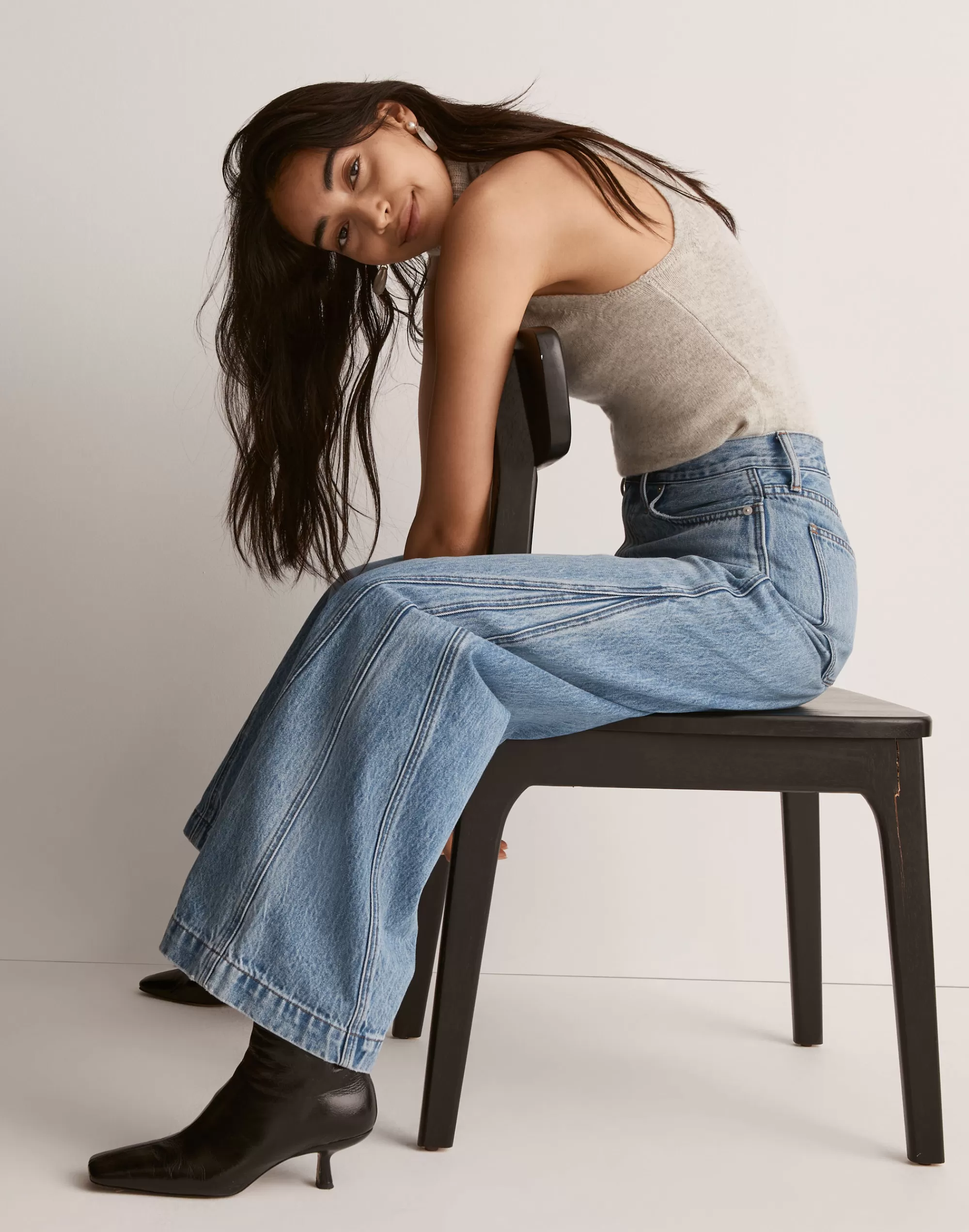 Madewell Jeans>Superwide-Leg Jeans In : Inset Edition Parson Wash