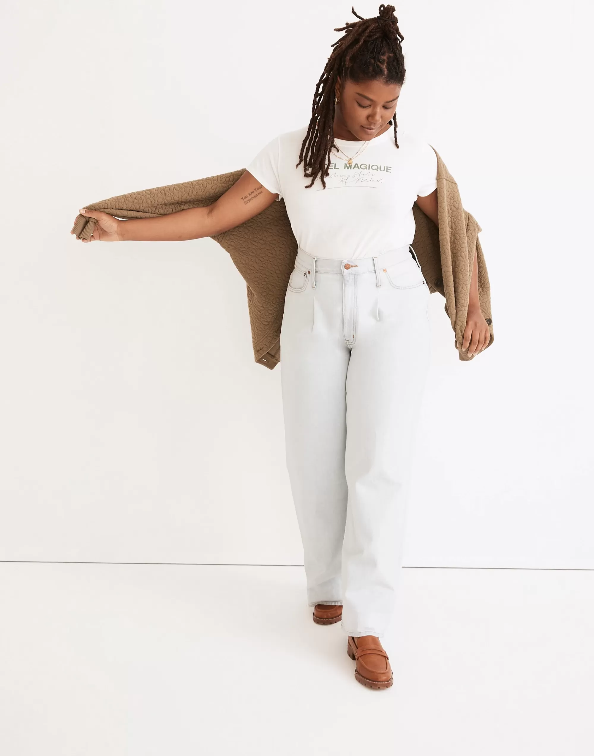 Madewell Jeans>Superwide-Leg Jeans In : Pleated Edition Olcott Wash