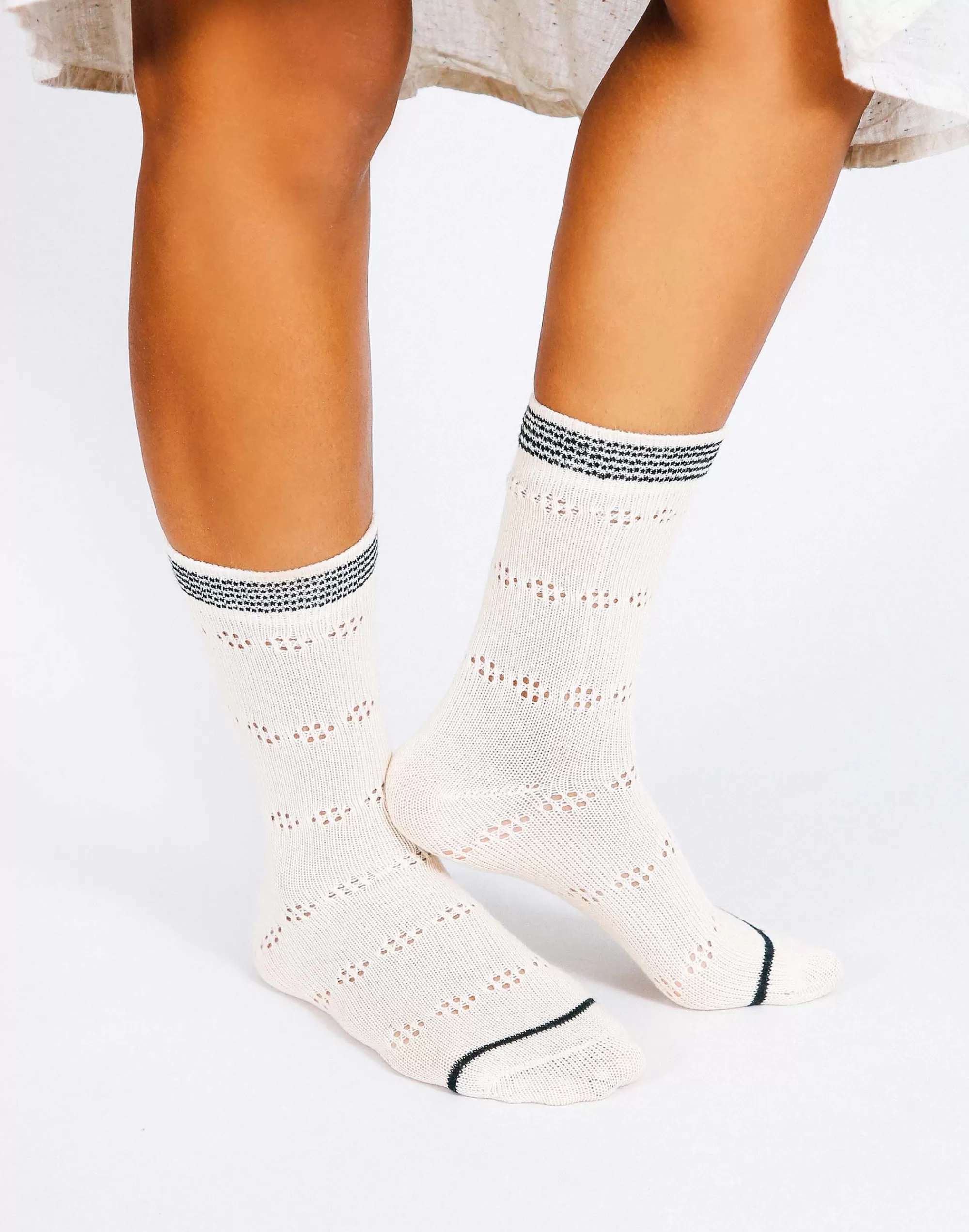 Madewell Socks>Tailored Union Nana White