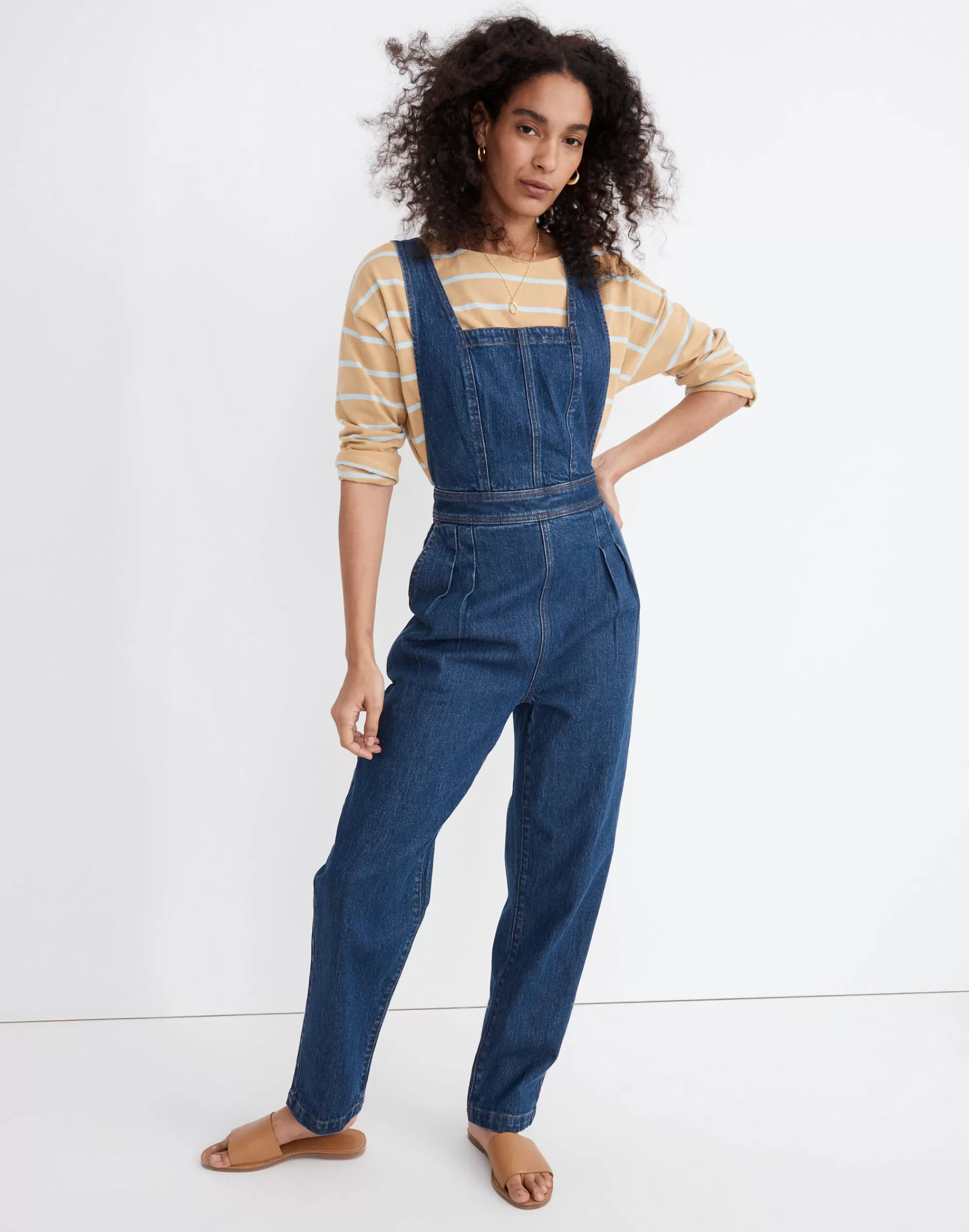 Madewell Denim Overalls & Jumpsuits>Tapered Overalls In Dunson Wash