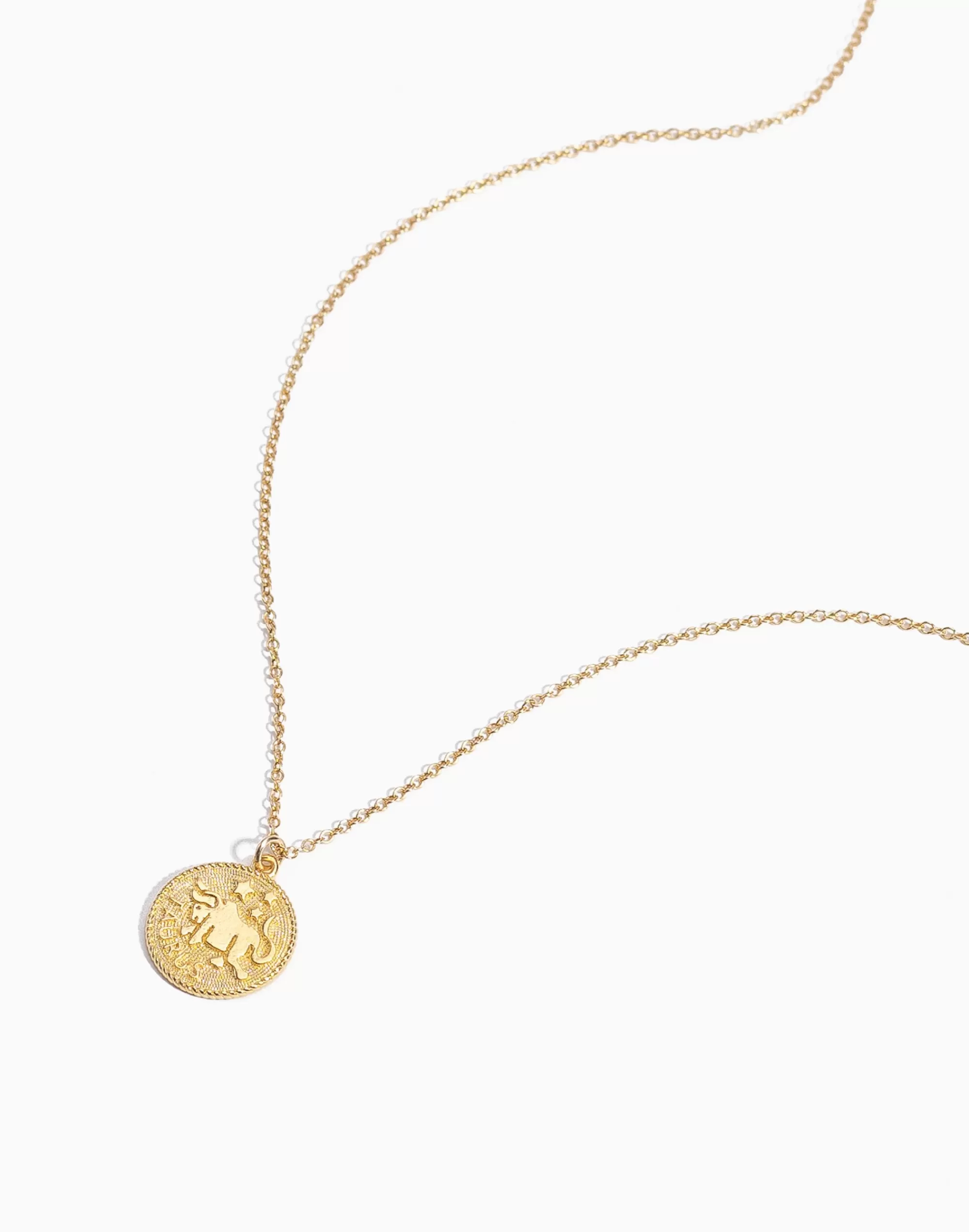 Madewell Necklaces>Taurus Zodiac Necklace Gold