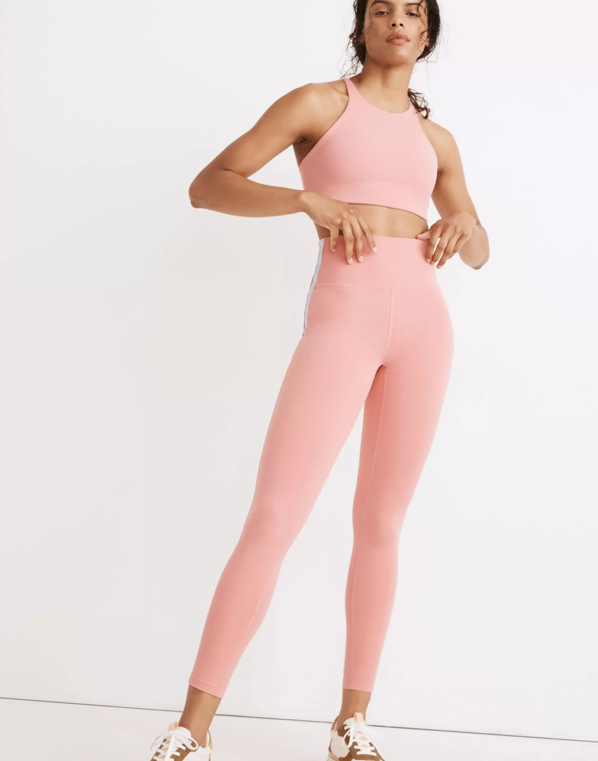 Madewell Activewear>Techflex Claudia High-Waisted 7/8 Leggings In Tuberose