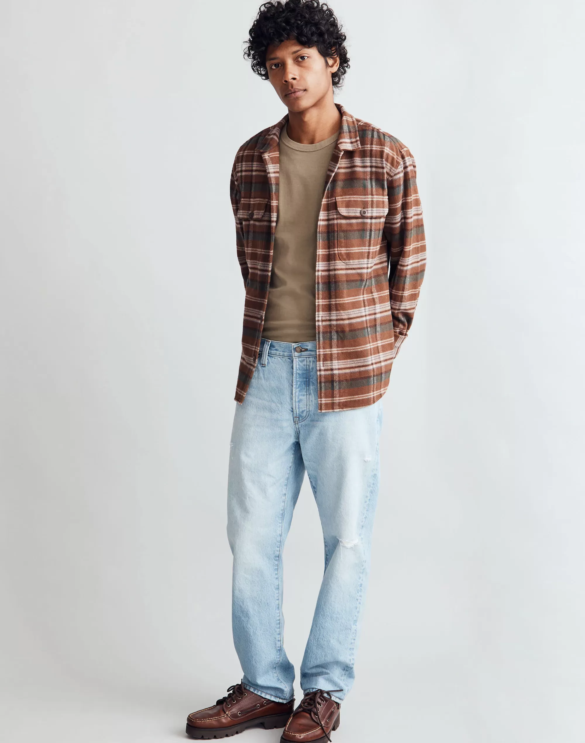 Madewell Straight Jeans>The 1991 Straight-Leg Jeans In : Distressed Edition Halton Wash