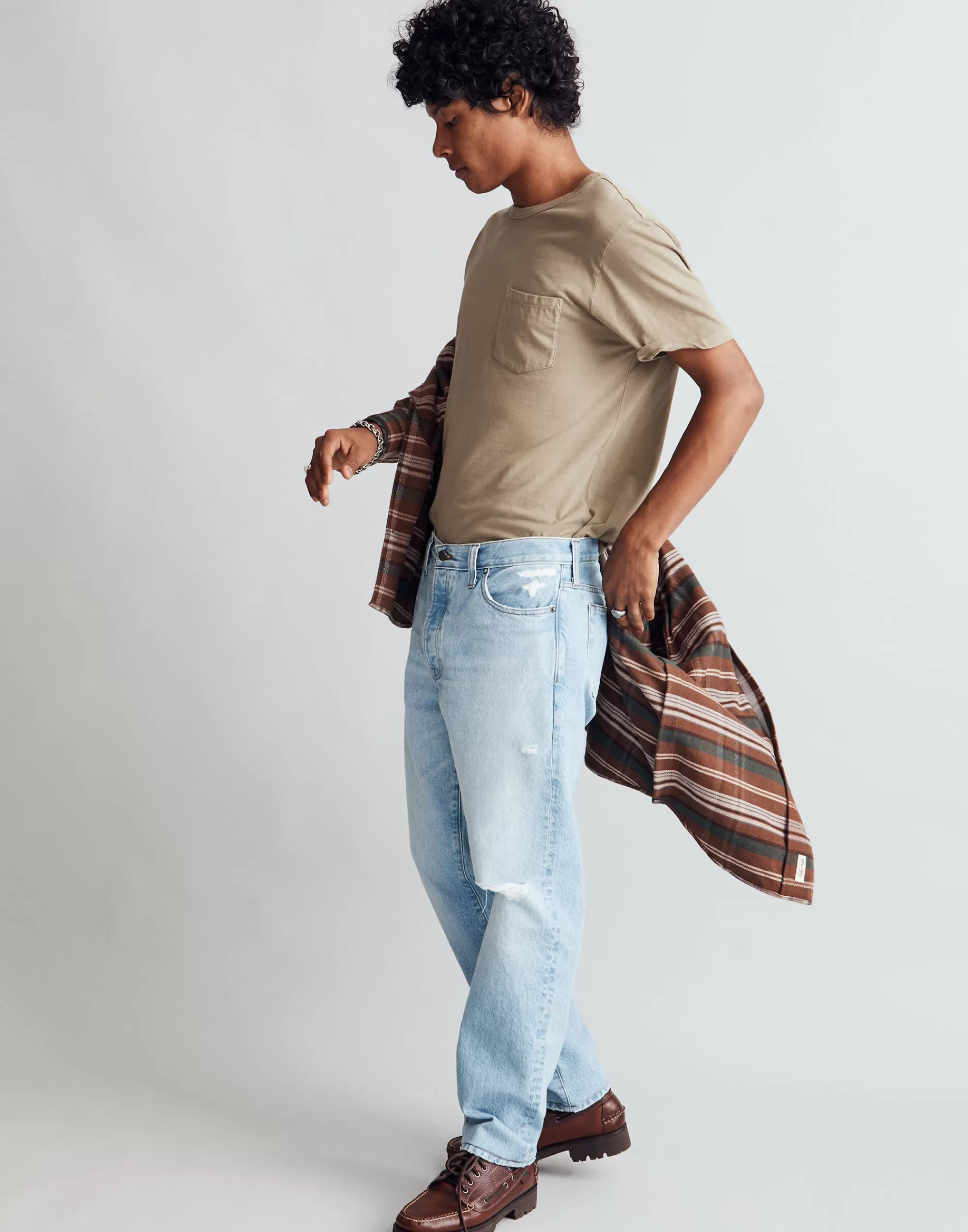 Madewell Straight Jeans>The 1991 Straight-Leg Jeans In : Distressed Edition Halton Wash