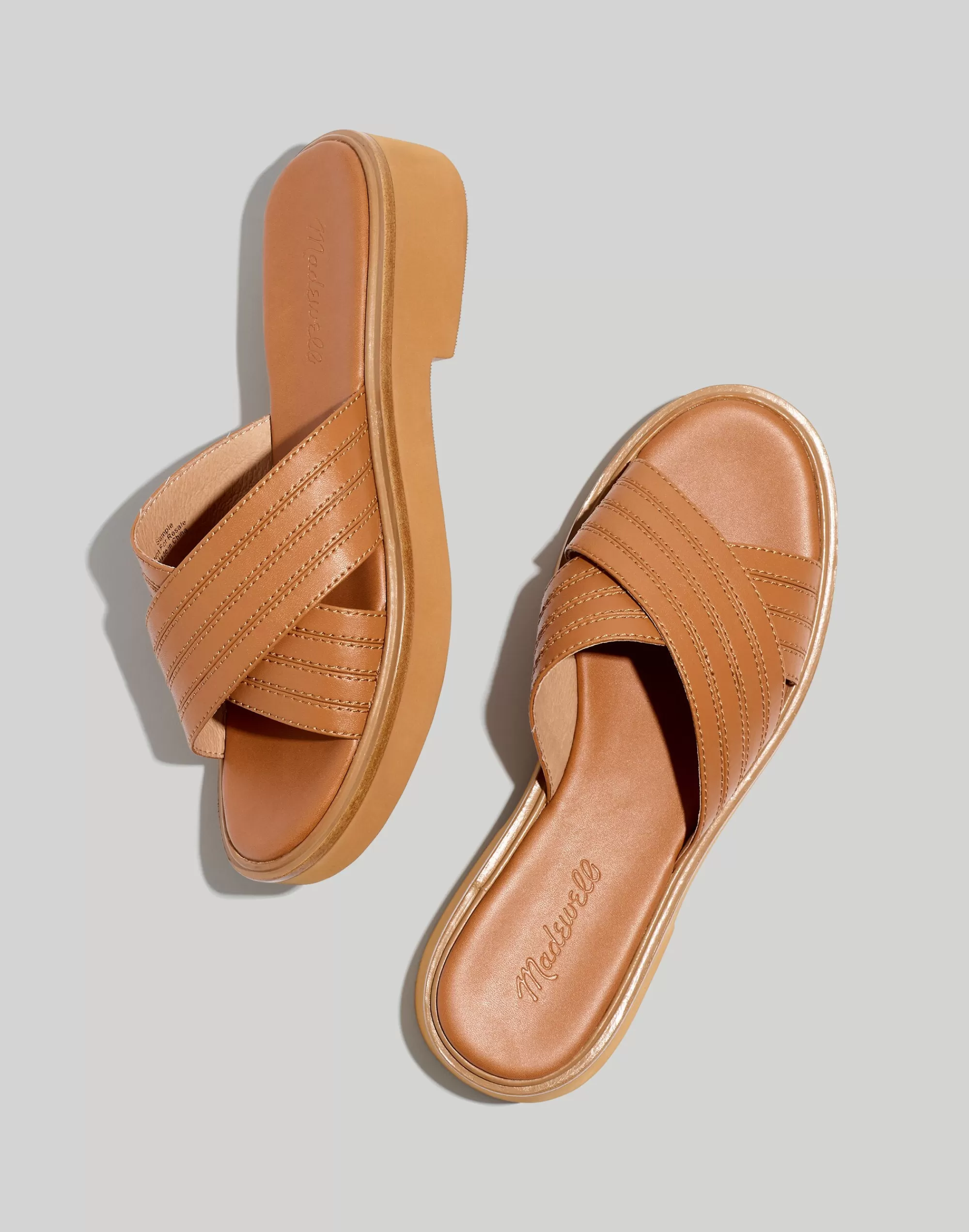 Madewell Sandals>The Alina Platform Sandal Desert Camel