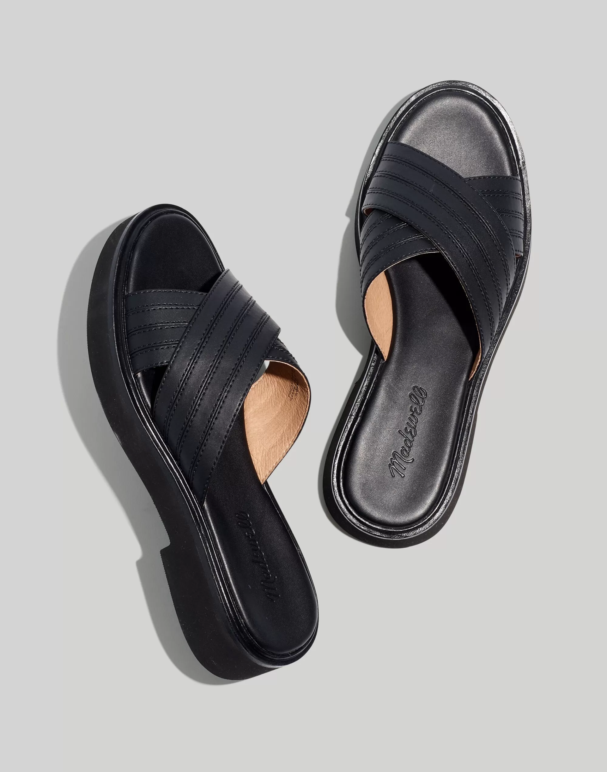 Madewell Sandals>The Alina Platform Sandal True Black