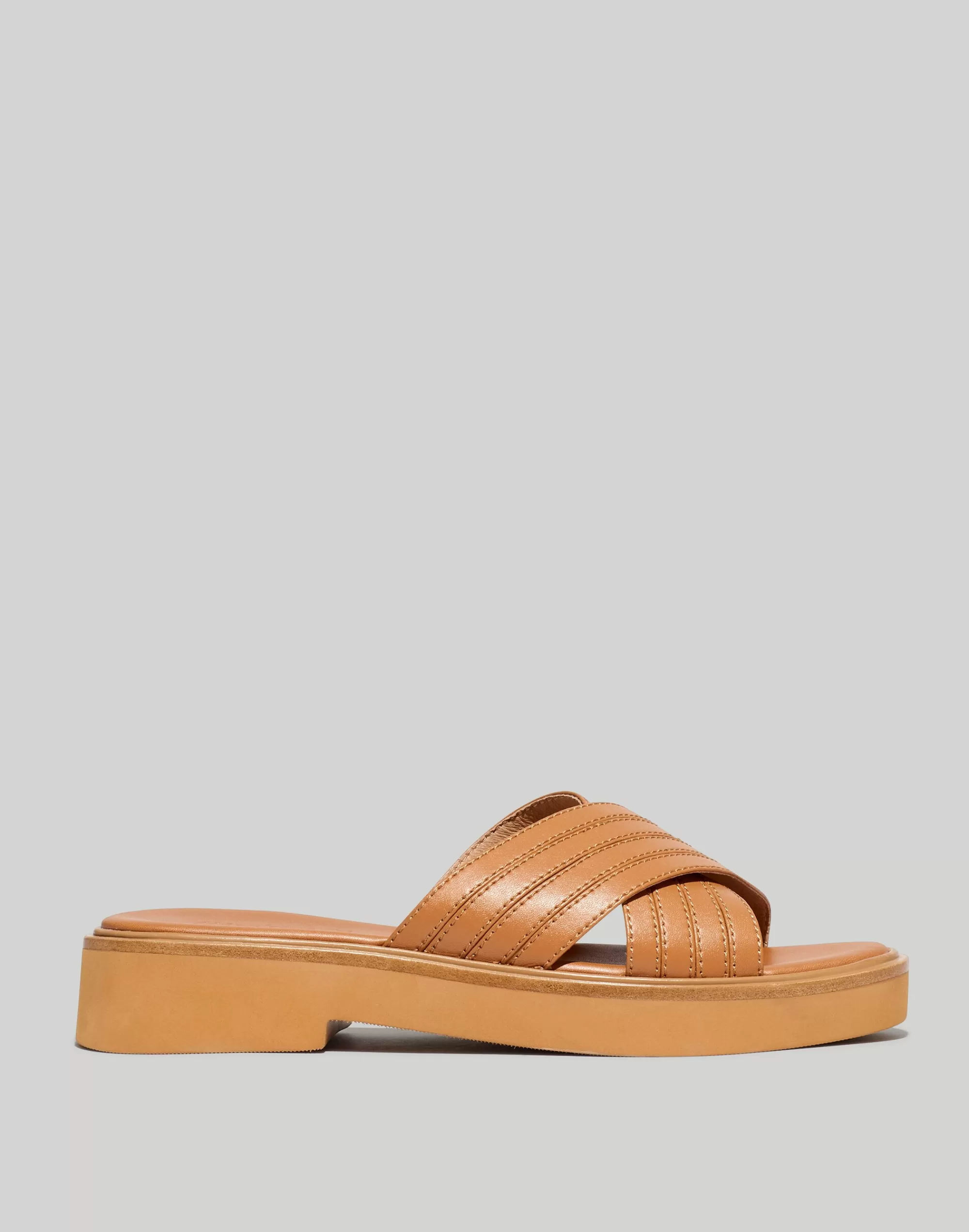 Madewell Sandals>The Alina Platform Sandal Desert Camel