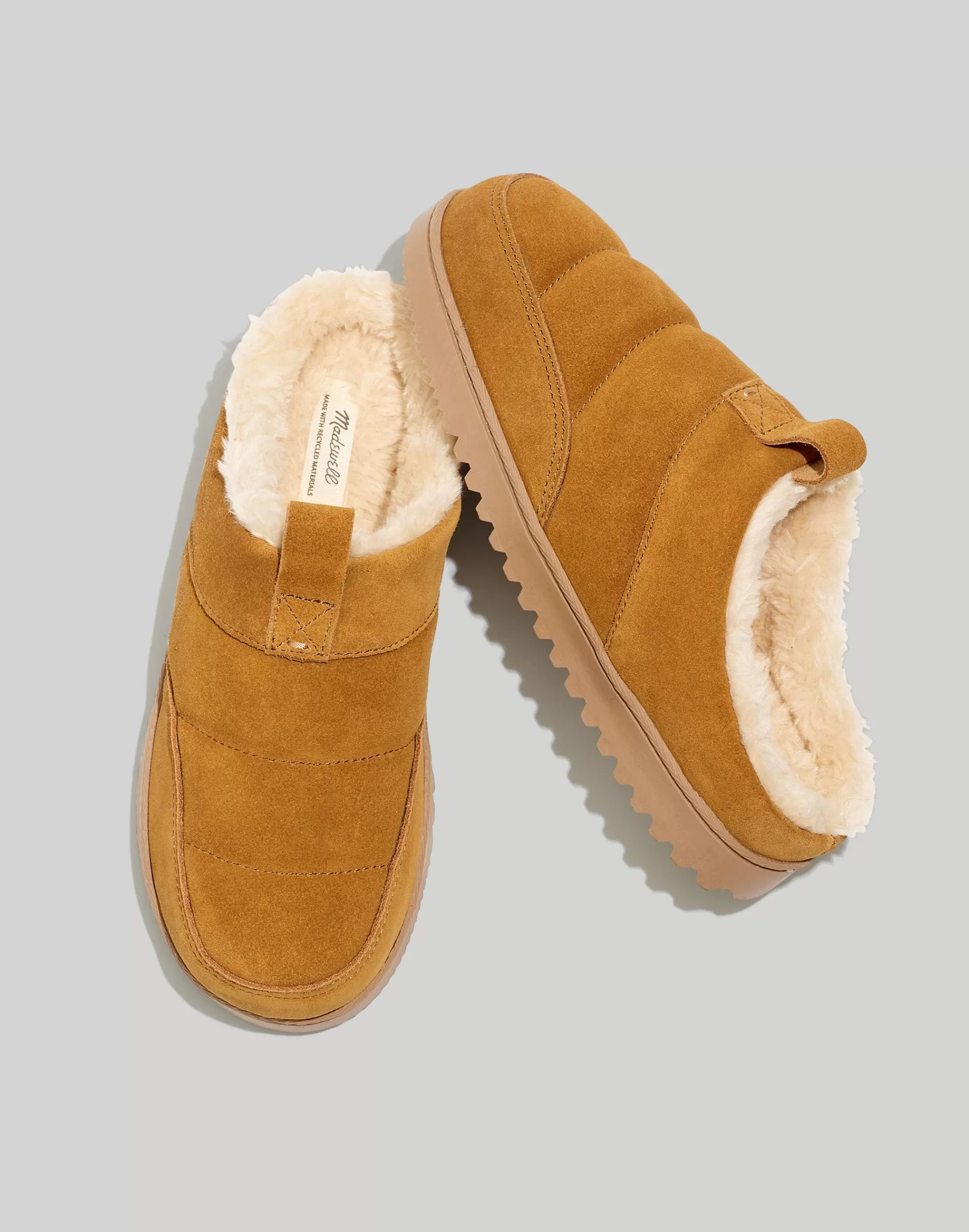 Madewell Pajamas>The Allweek Slipper In Suede Toffee