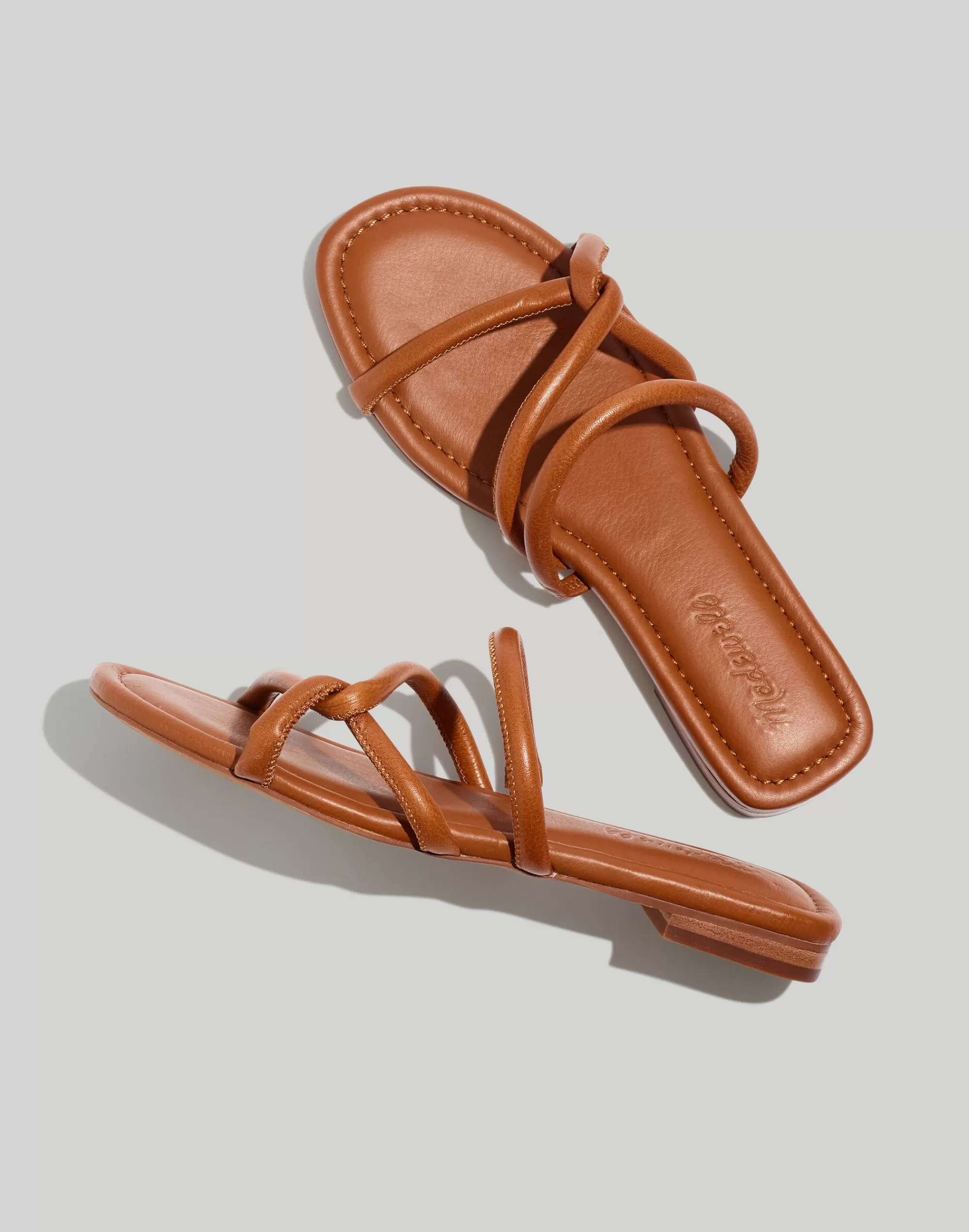 Madewell Sandals>The Amel Slide Sandal English Saddle