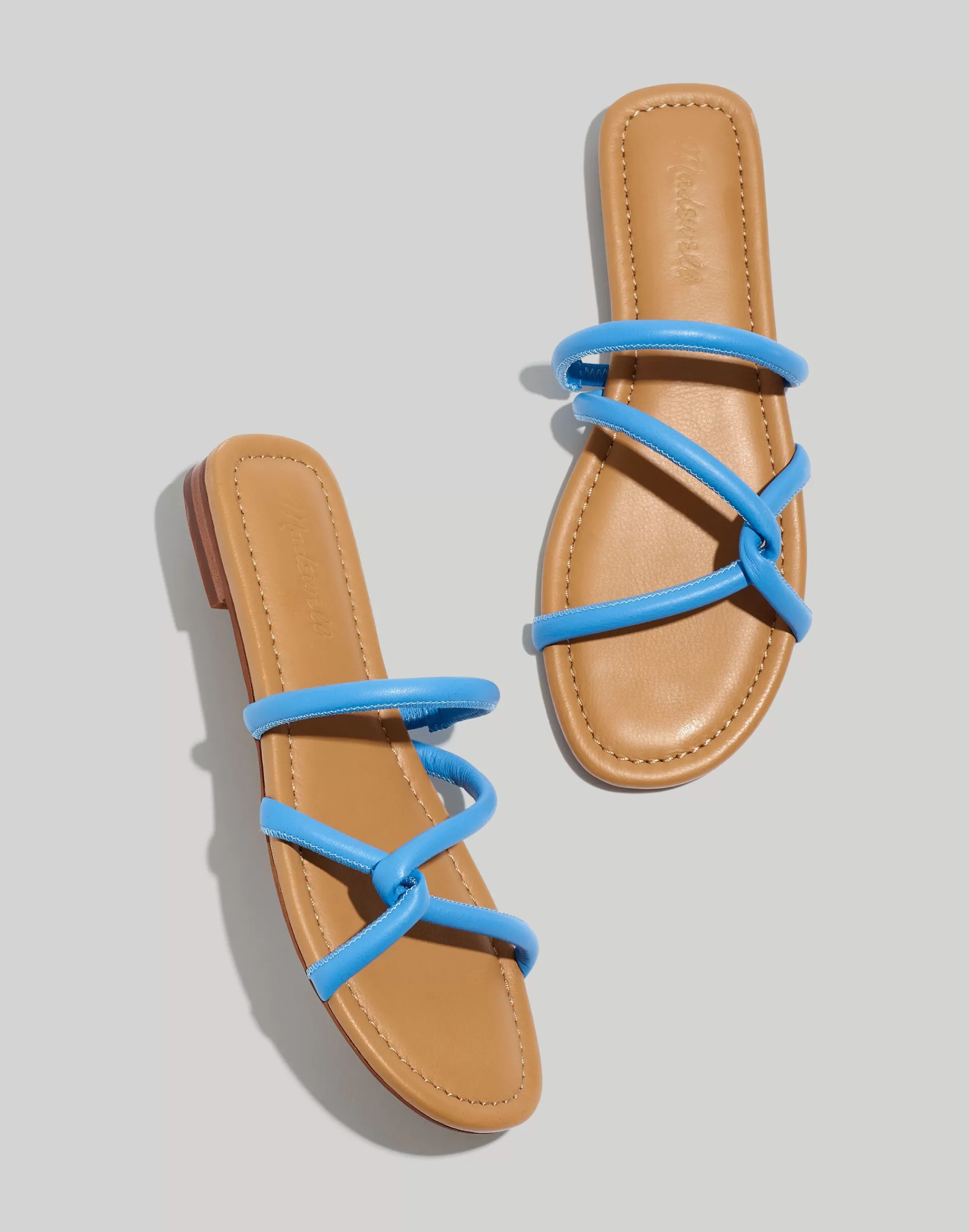 Madewell Sandals>The Amel Slide Sandal Ornamental Blue