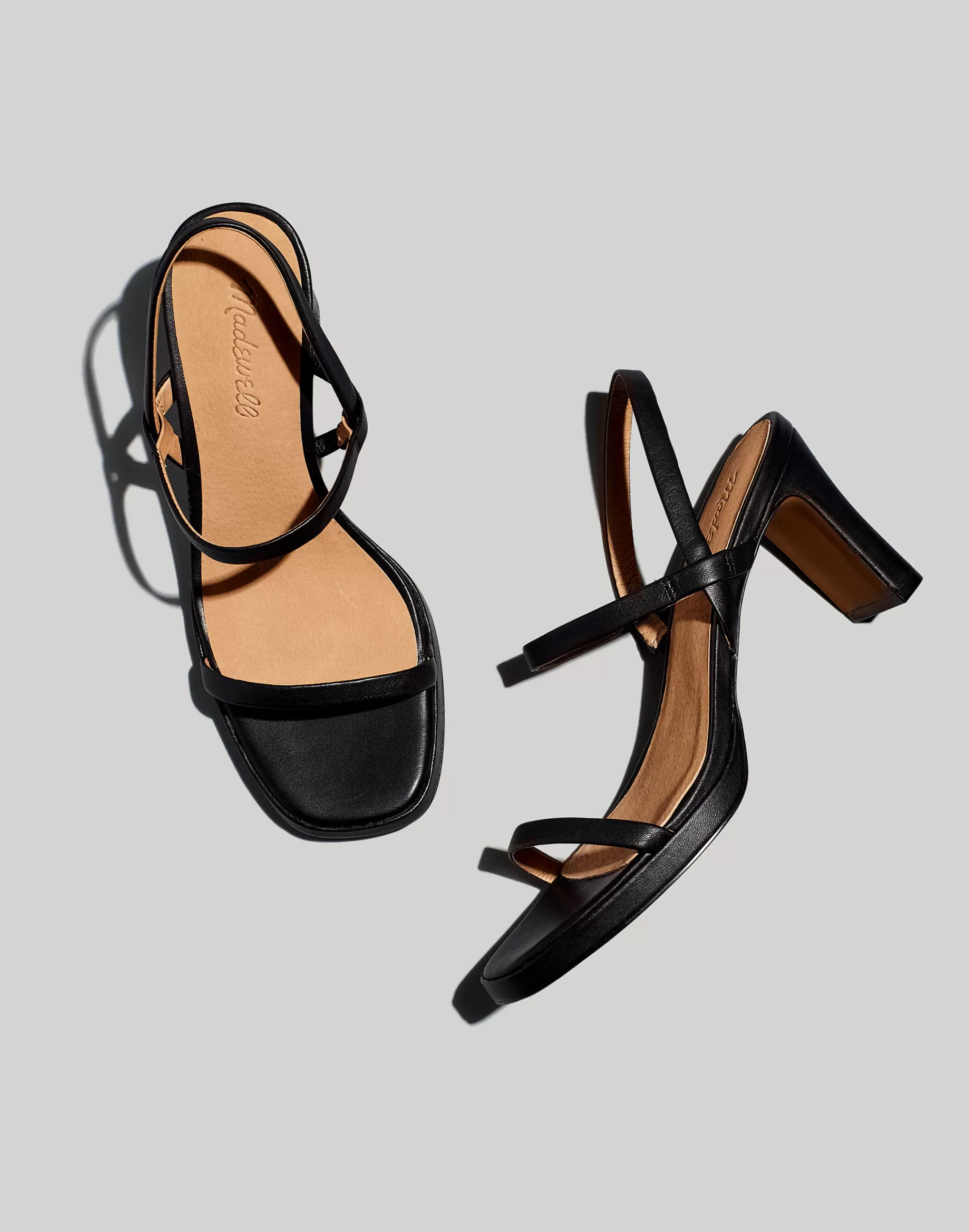 Madewell Heels>The Cherelle Slingback Heeled Sandal True Black