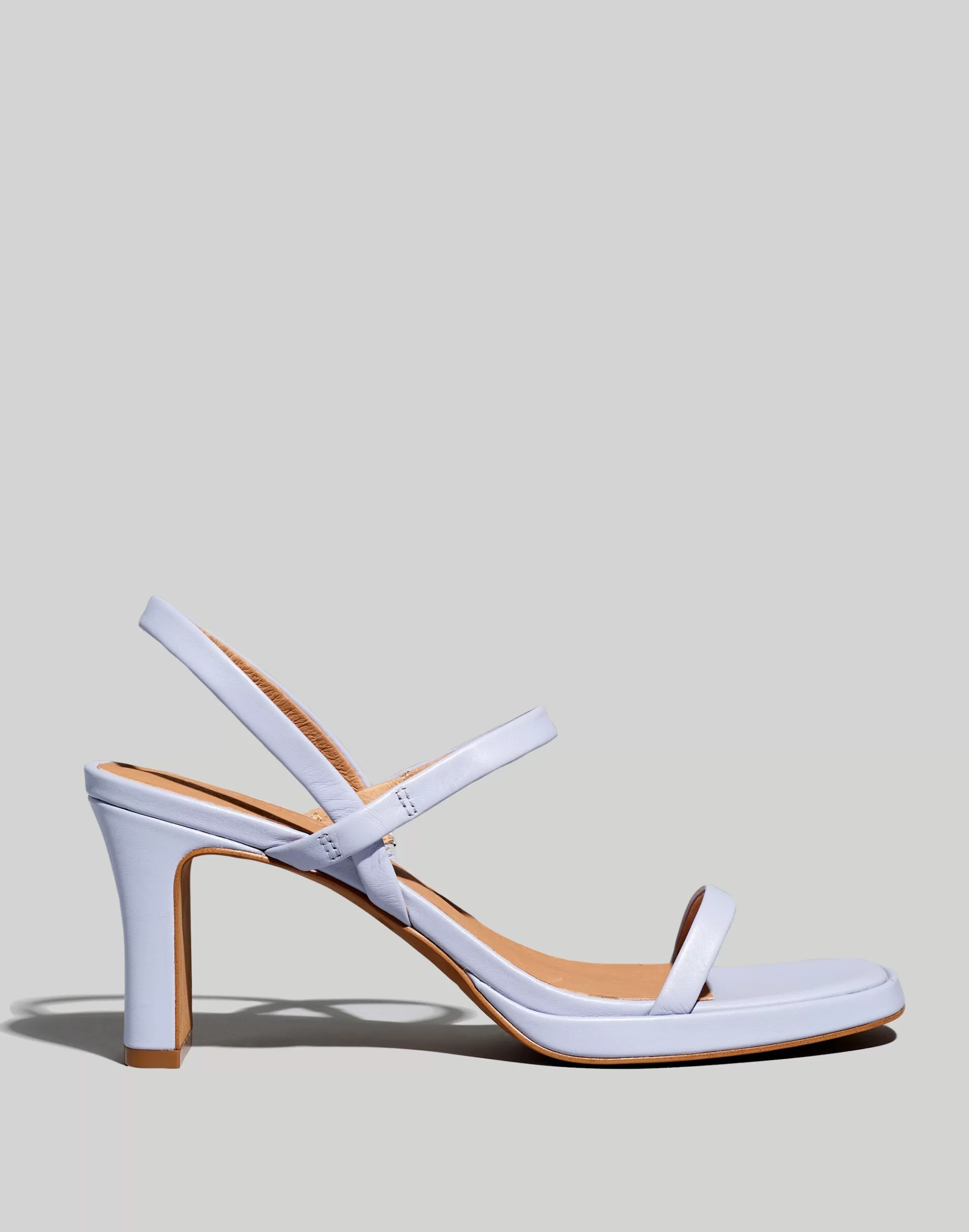 Madewell Heels>The Cherelle Slingback Heeled Sandal Distant Peri