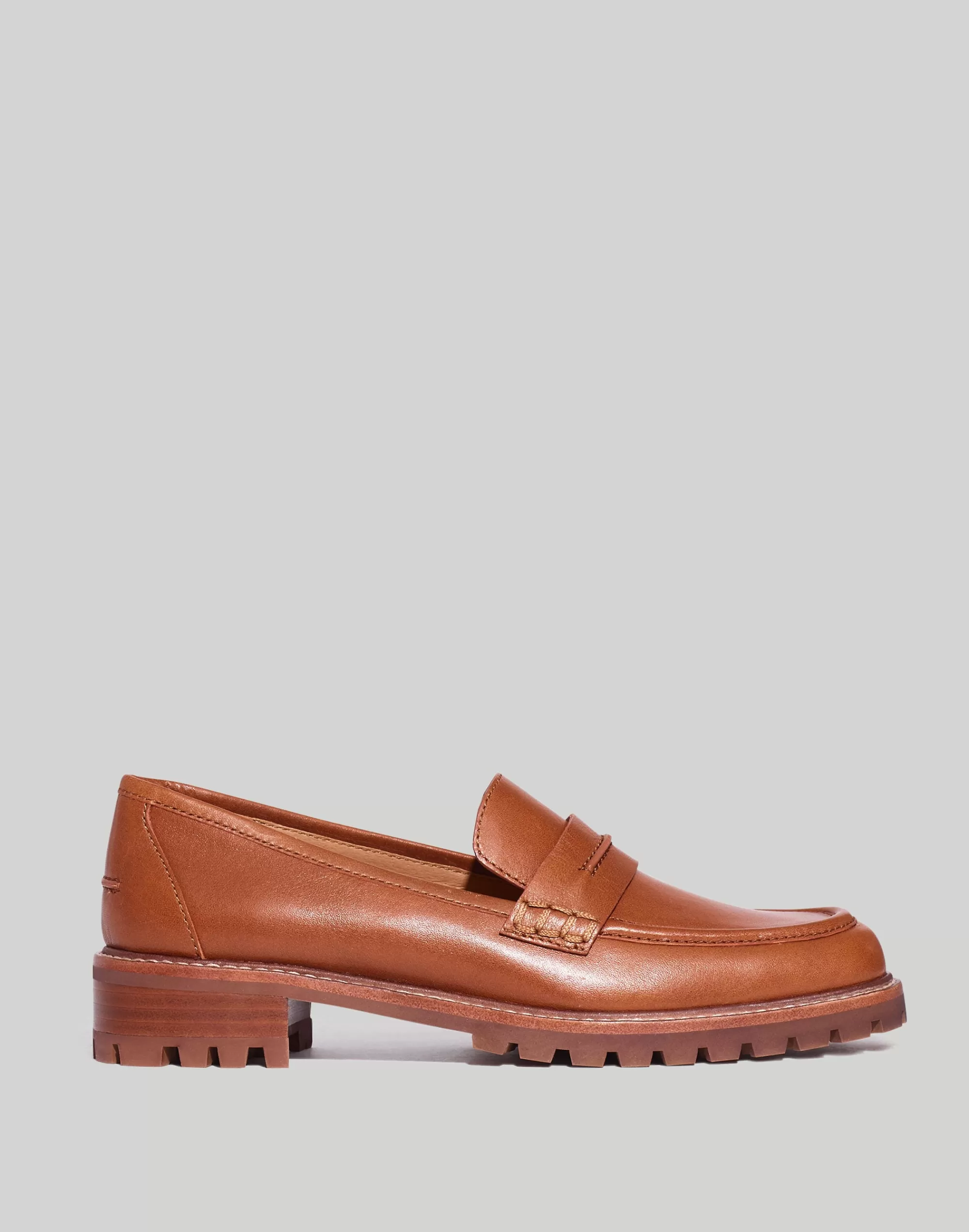 Madewell Flats>The Corinne Lugsole Loafer Dried Maple