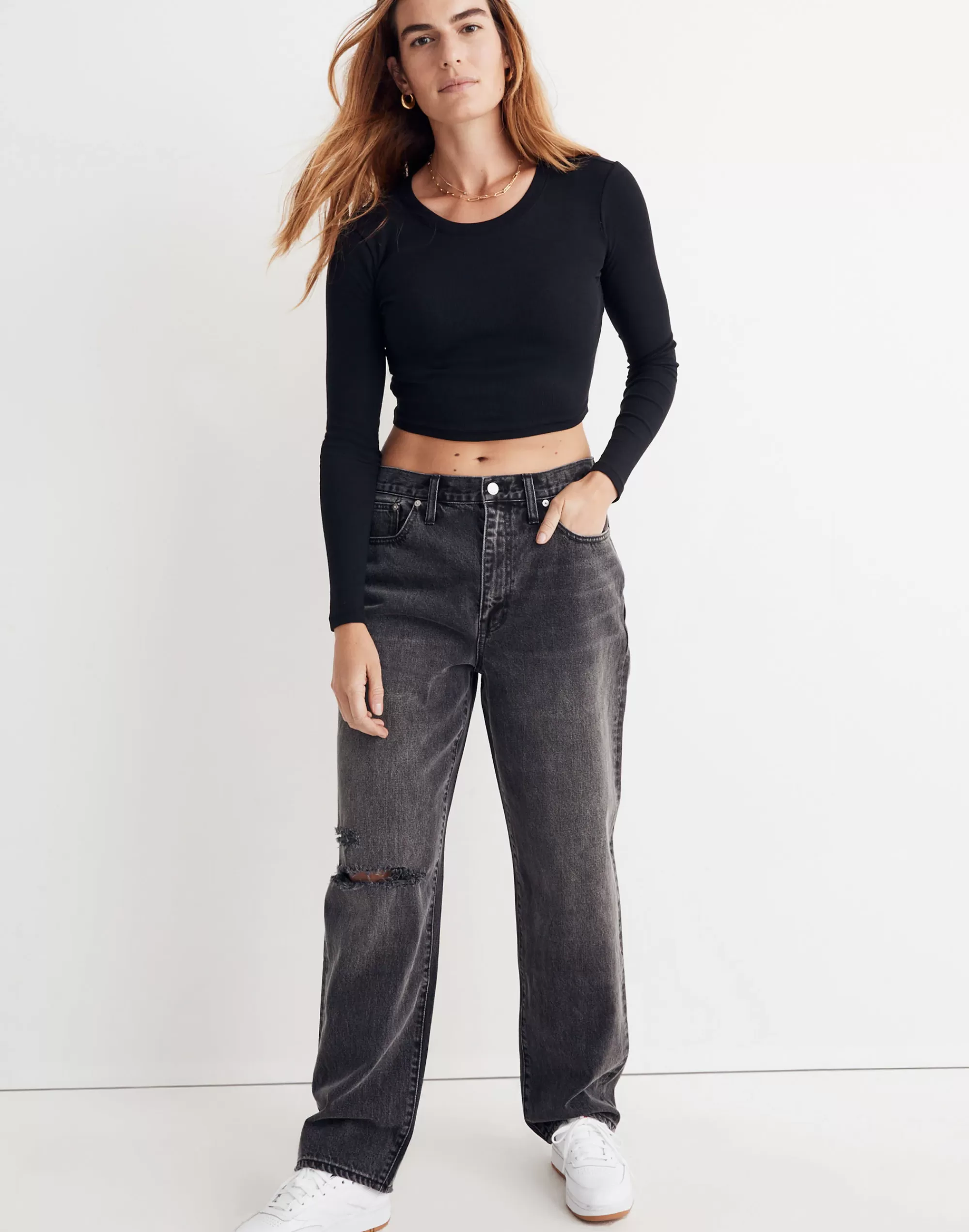 Madewell Boyjeans>The Dadjean In : Ripped Edition Randall Wash