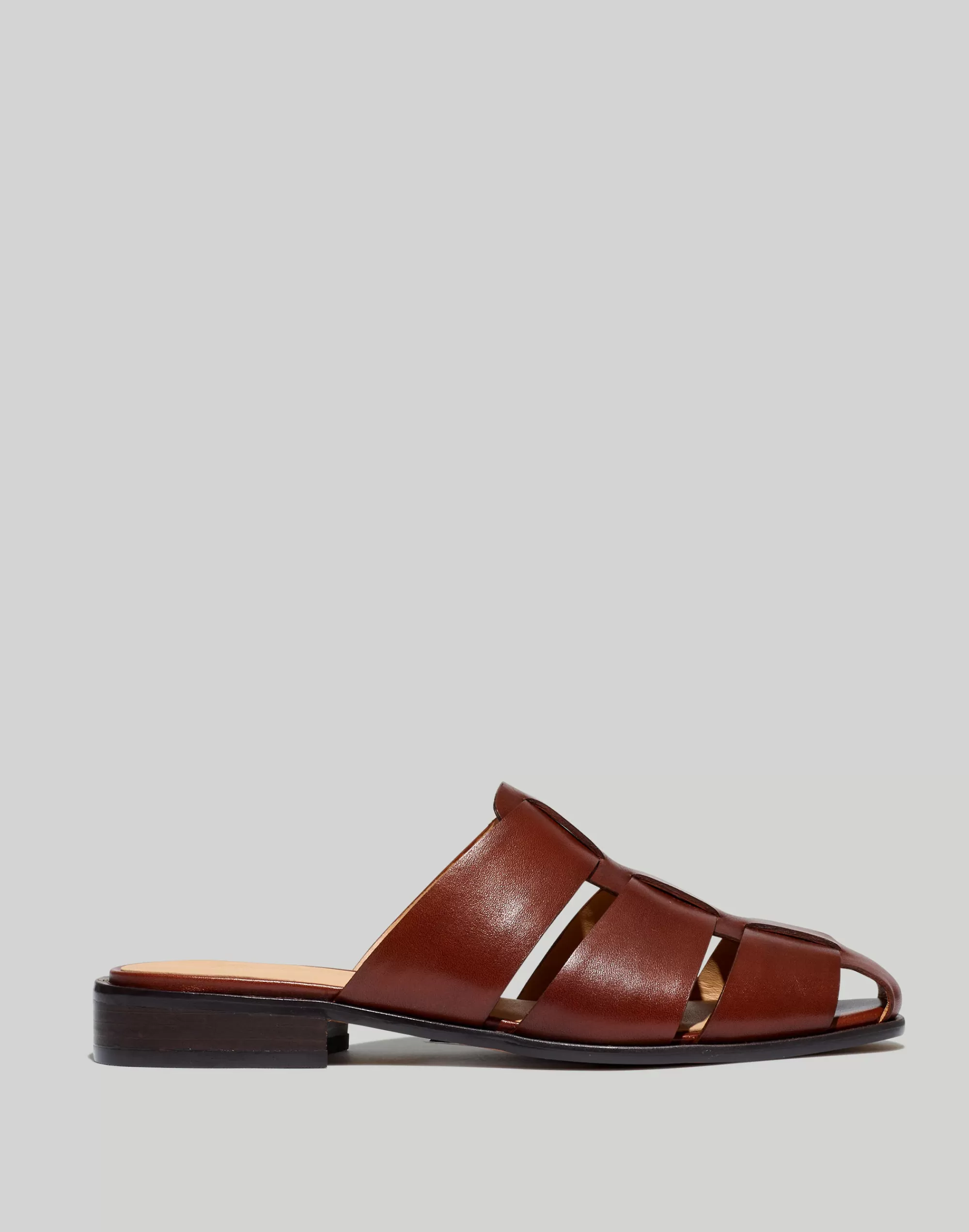 Madewell Flats>The Dixson Fisherman Mule Apple Butter