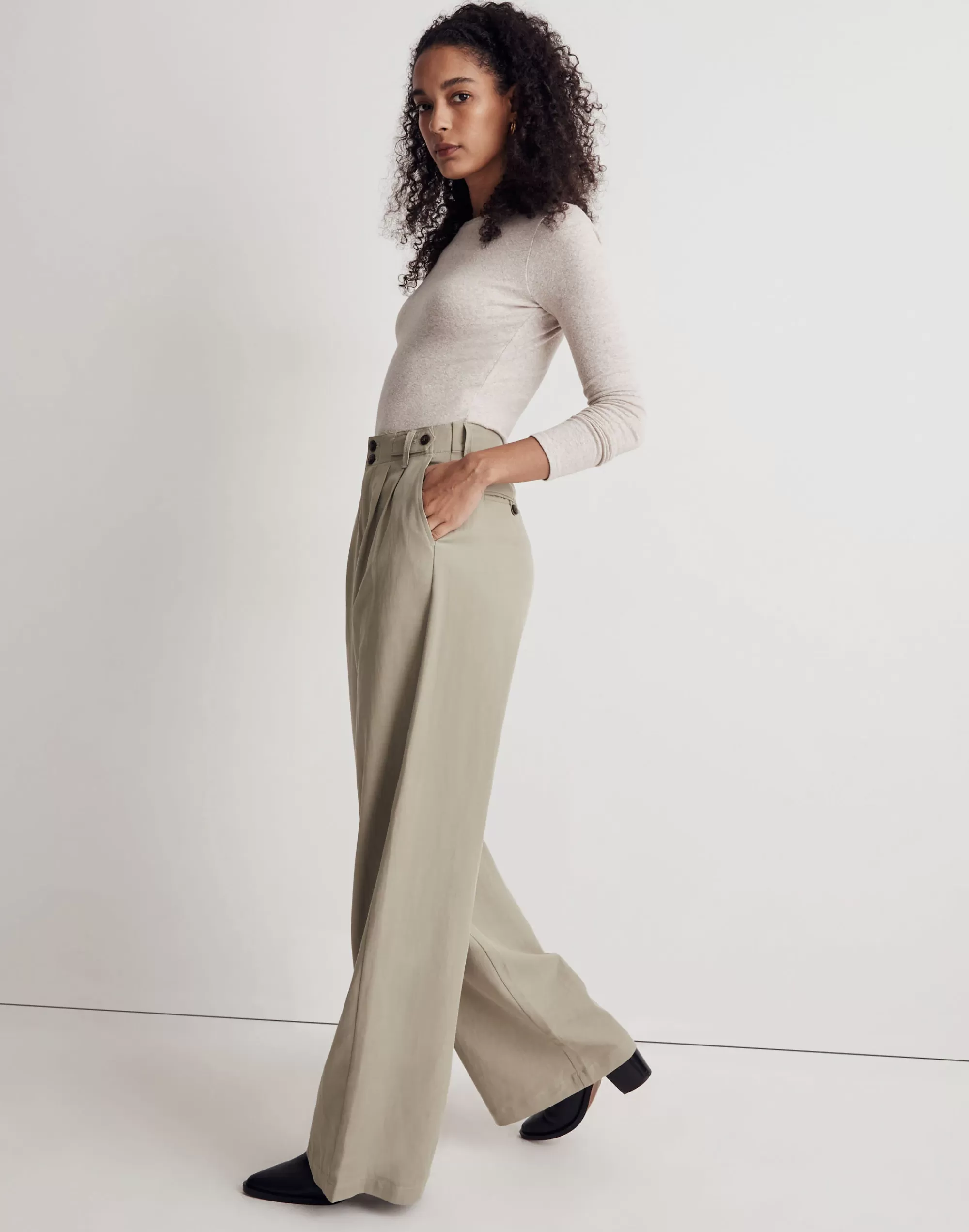 Madewell Pants>The Harlow Wide-Leg Pant Forgotten Landscape