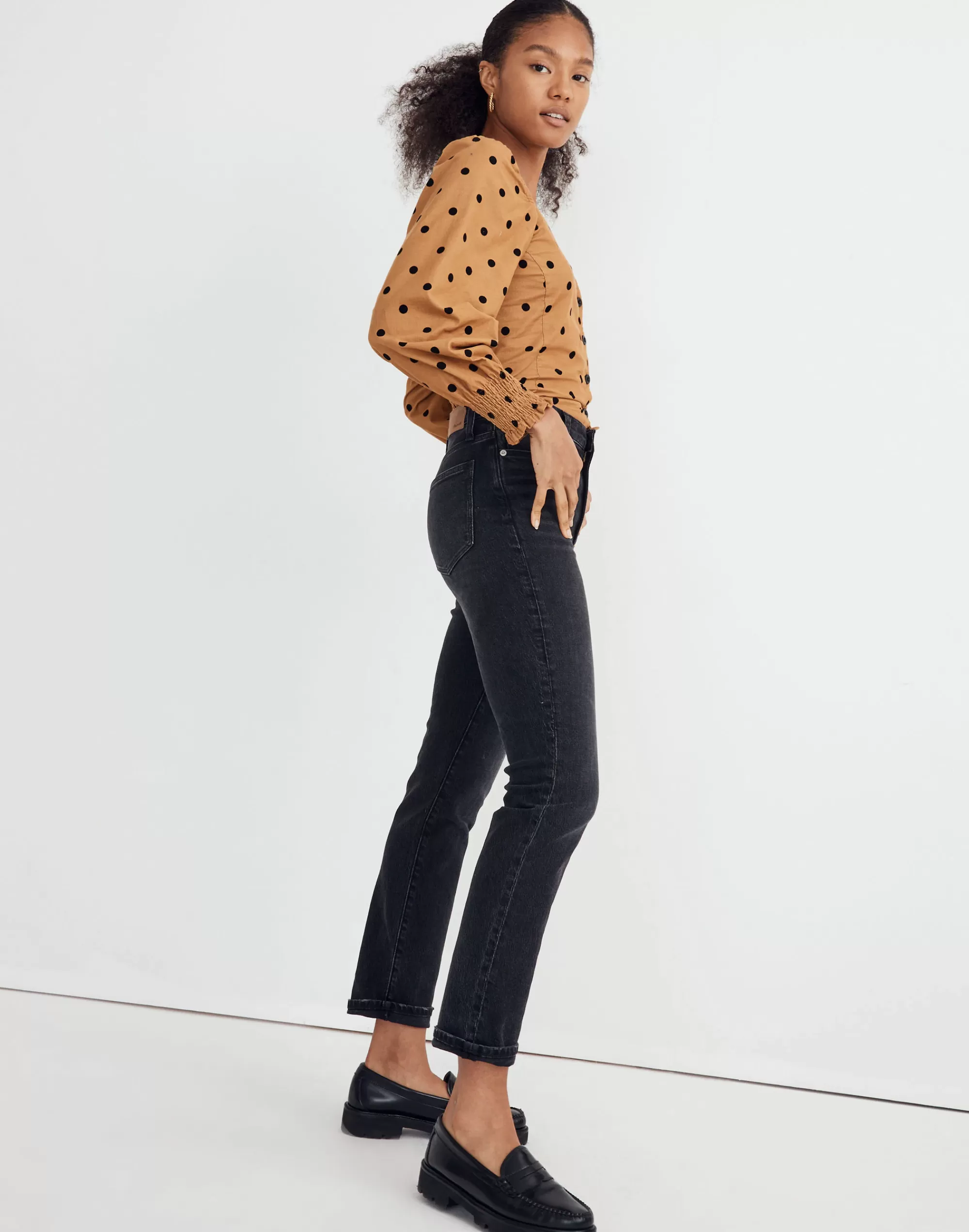 Madewell Jeans>The High-Rise Slim Boyjean In Darrel Wash