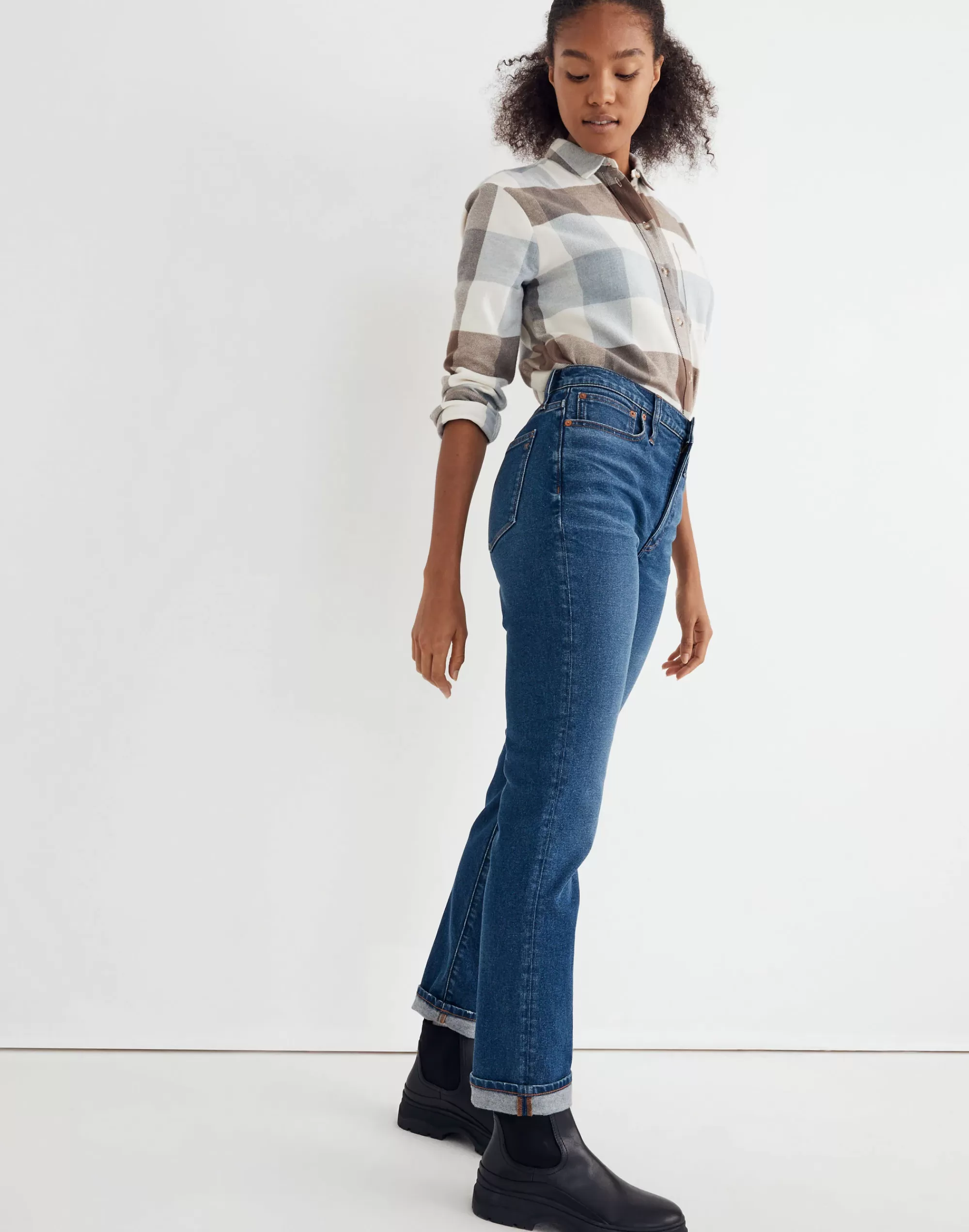 Madewell Jeans>The High-Rise Slim Boyjean In Twyford Wash