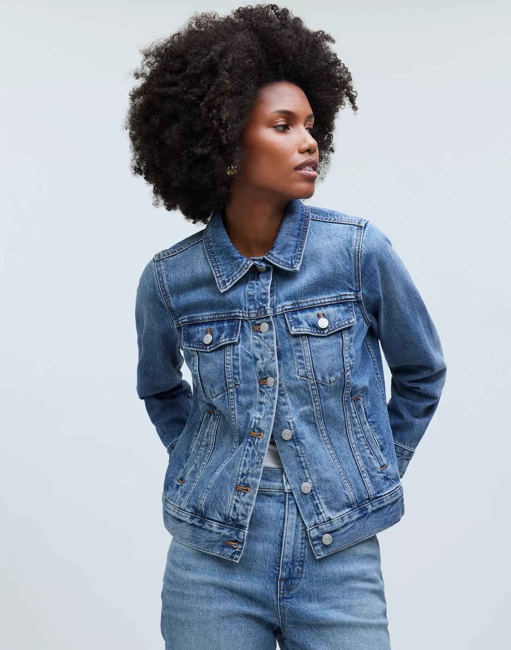 Madewell Jackets>The Jean Jacket In Medford Wash