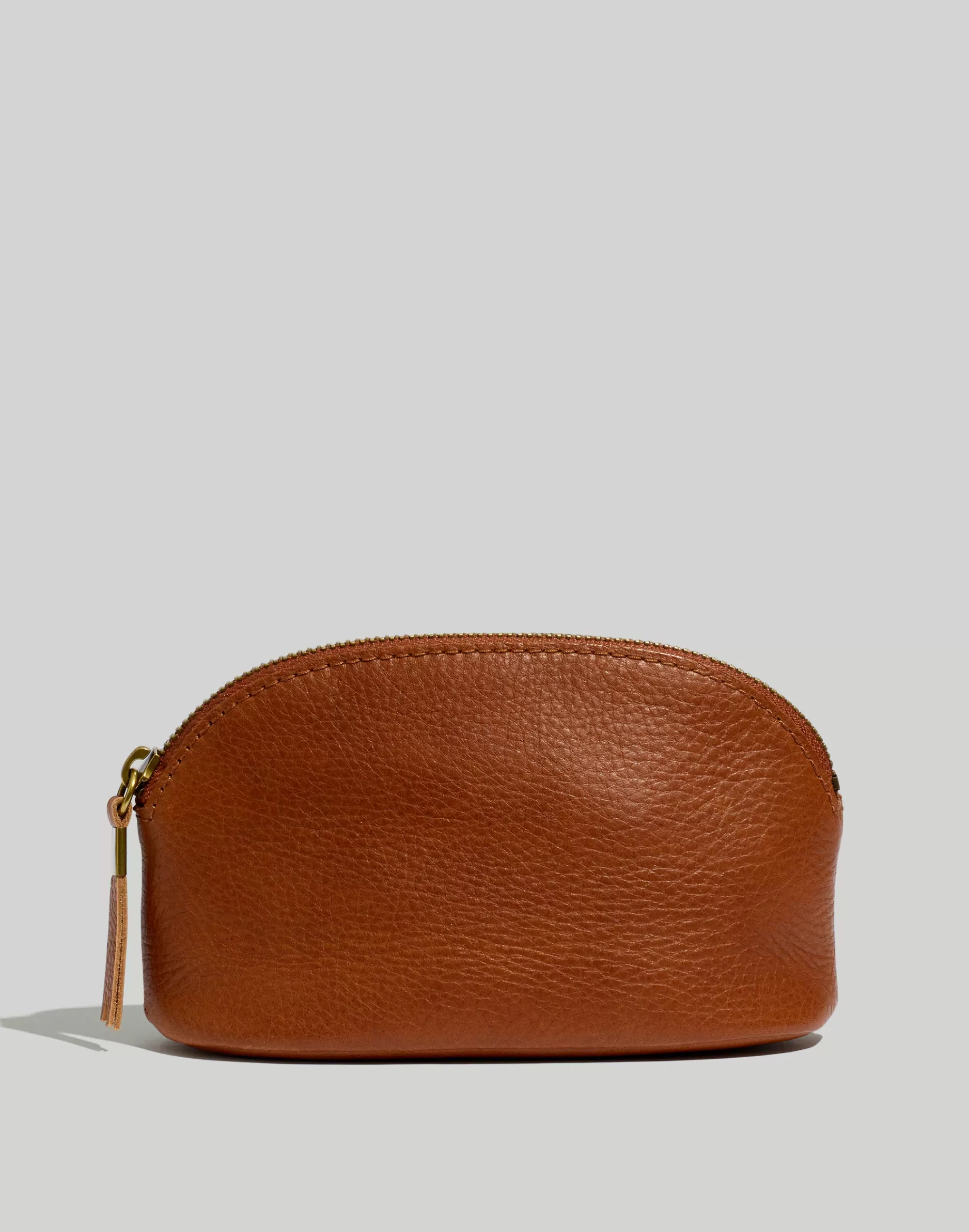 Madewell Pouches & Wallets>The Leather Makeup Pouch English Saddle