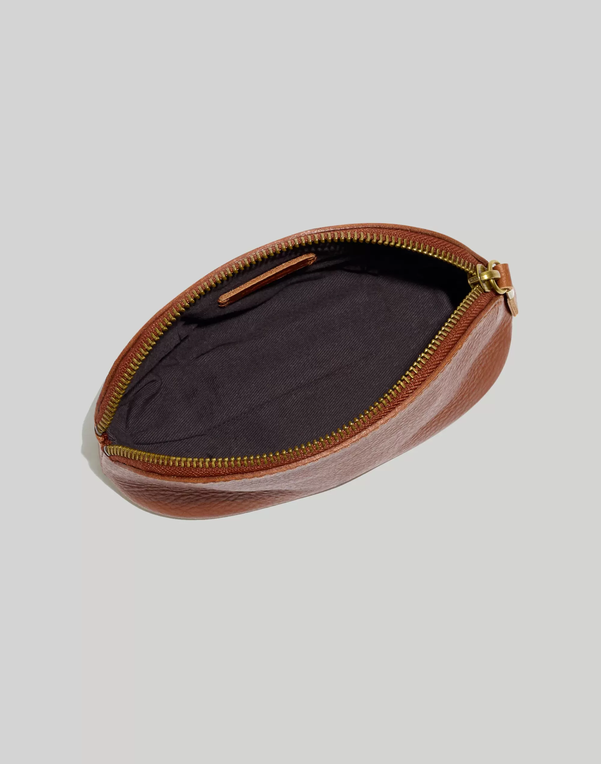 Madewell Leather Accessories>The Leather Makeup Pouch English Saddle