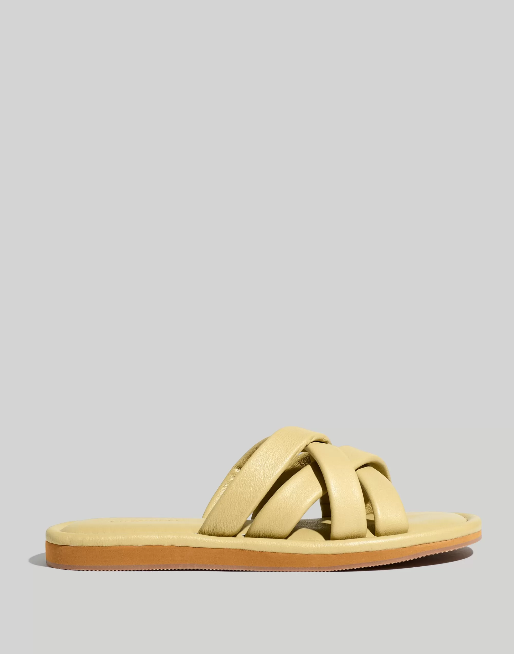 Madewell Sandals>The Leeandra Slide Sandal Pale Lichen